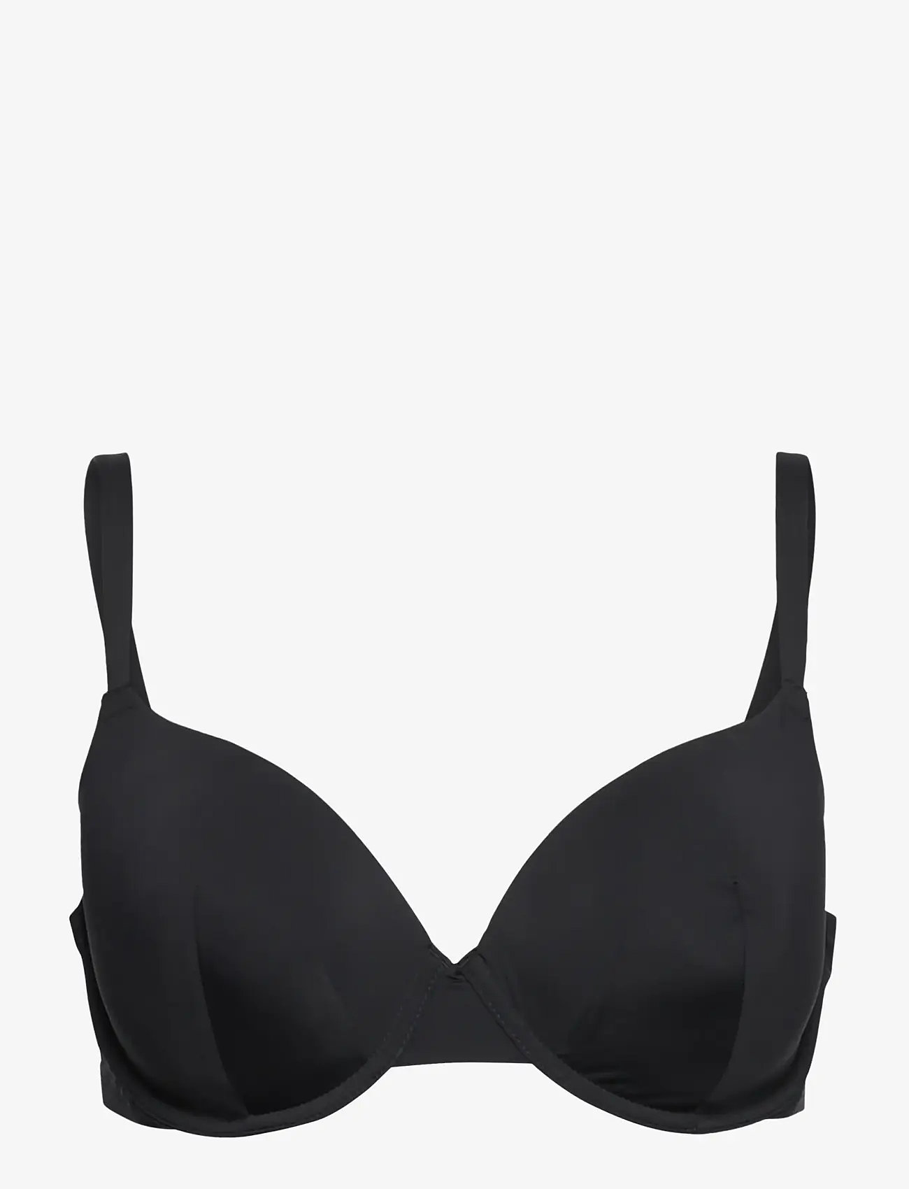 Lindex - Bra T shirt Love - bøjle-bh’er - black - 1