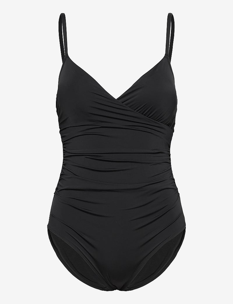 Lindex - Shaping swimsuit - swimsuits - black - 1