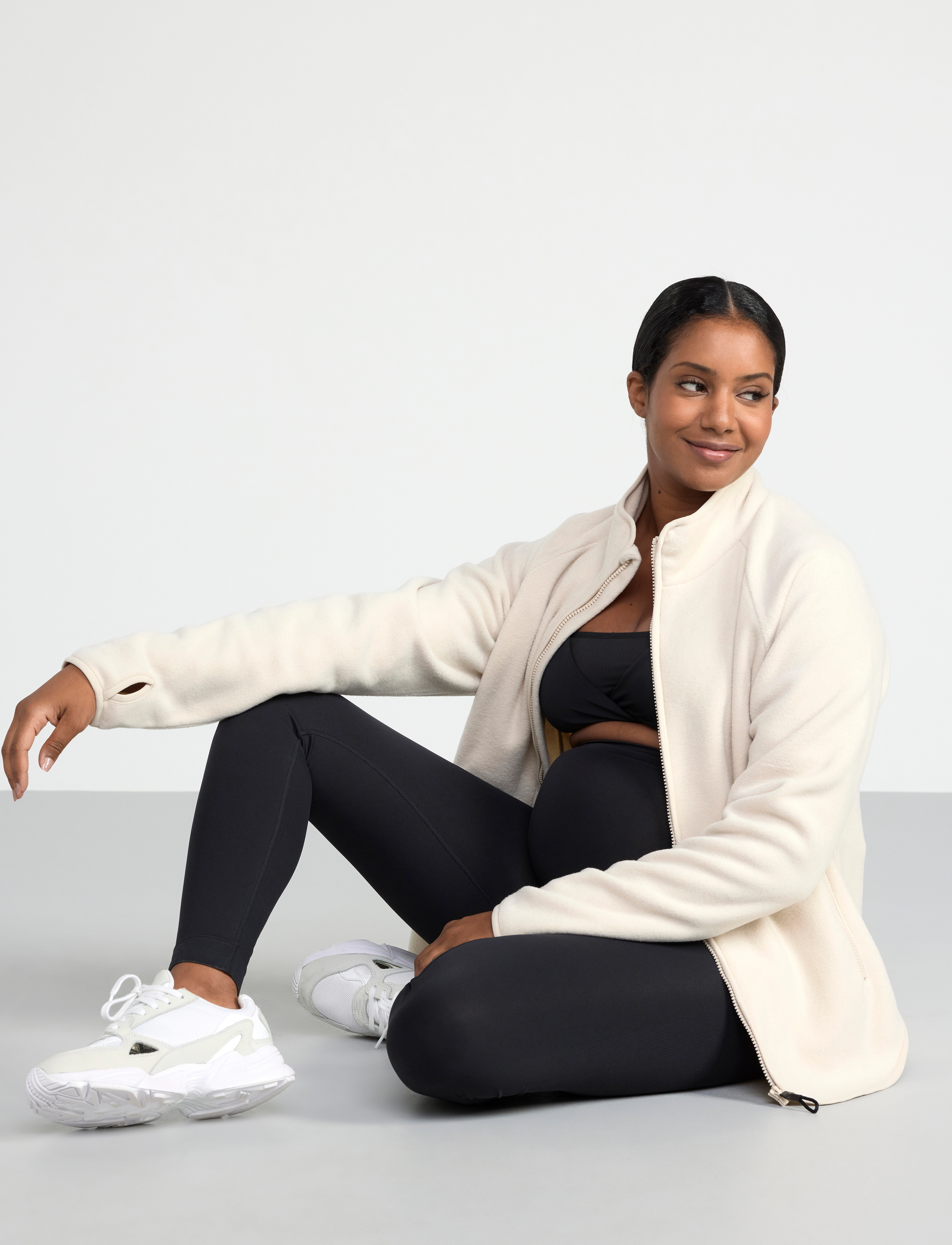 Lindex - Leggings Ella MOM Seamless - black - 4