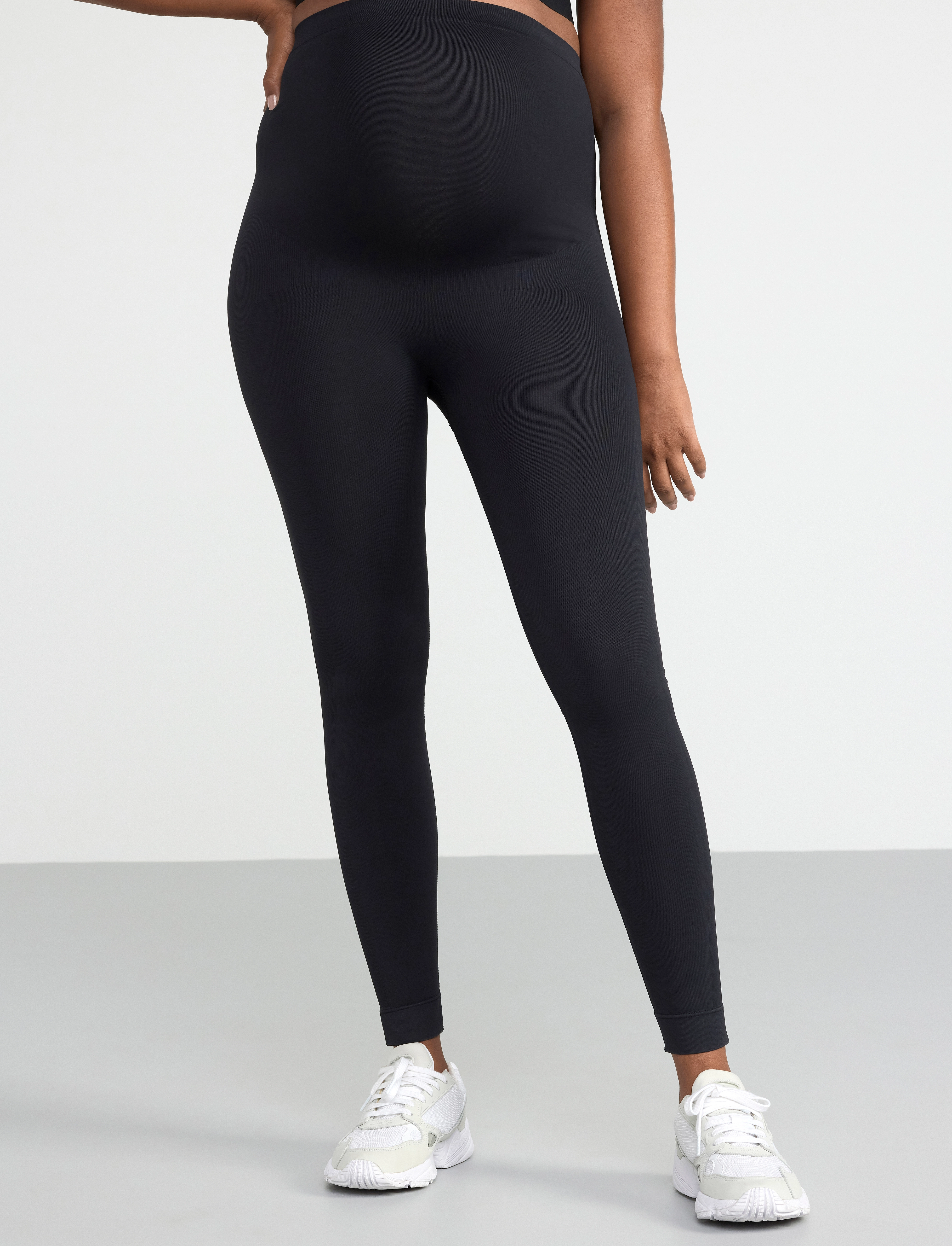 Lindex - Leggings Ella MOM Seamless - black - 5