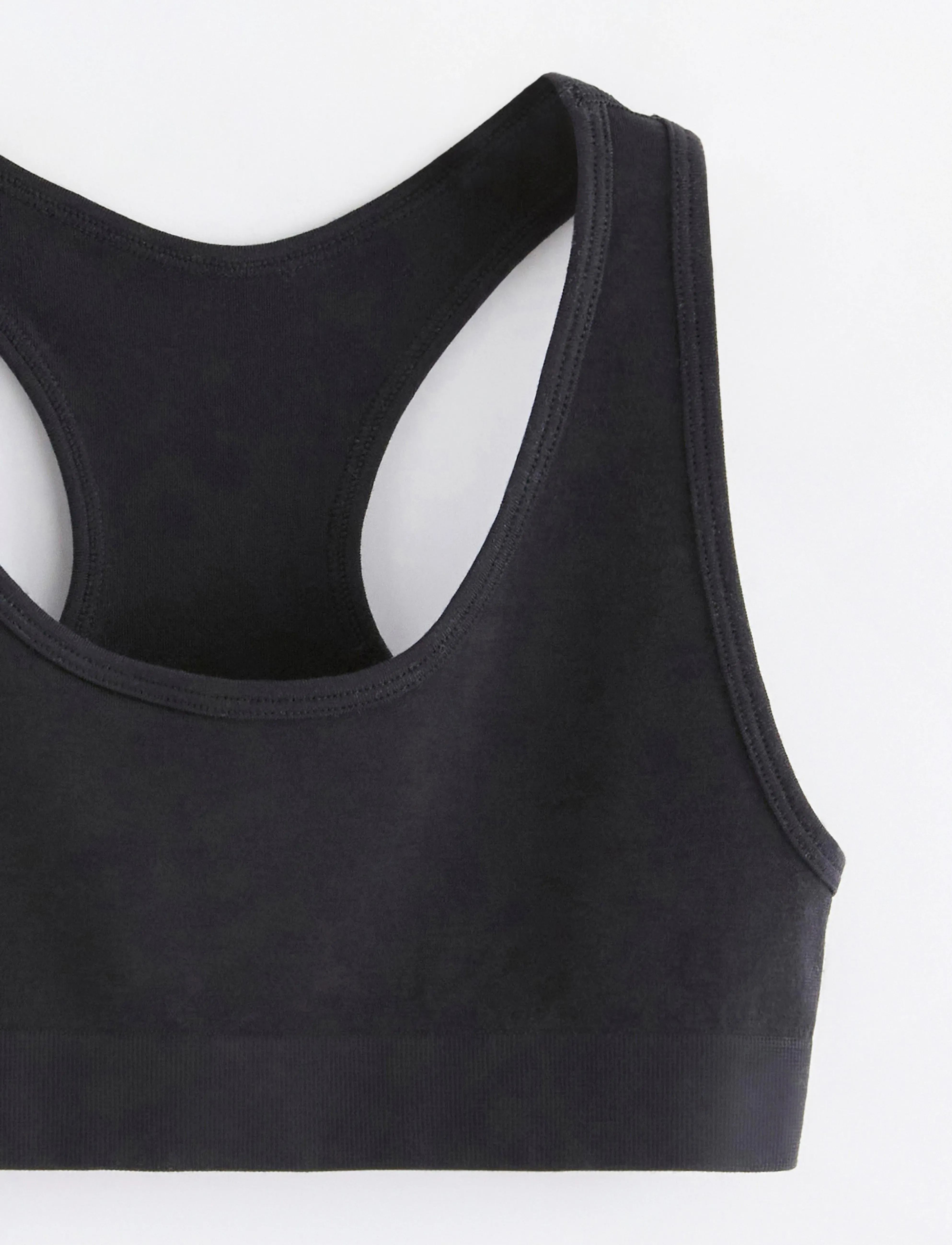 Lindex - top seamless basic - tops - black - 2