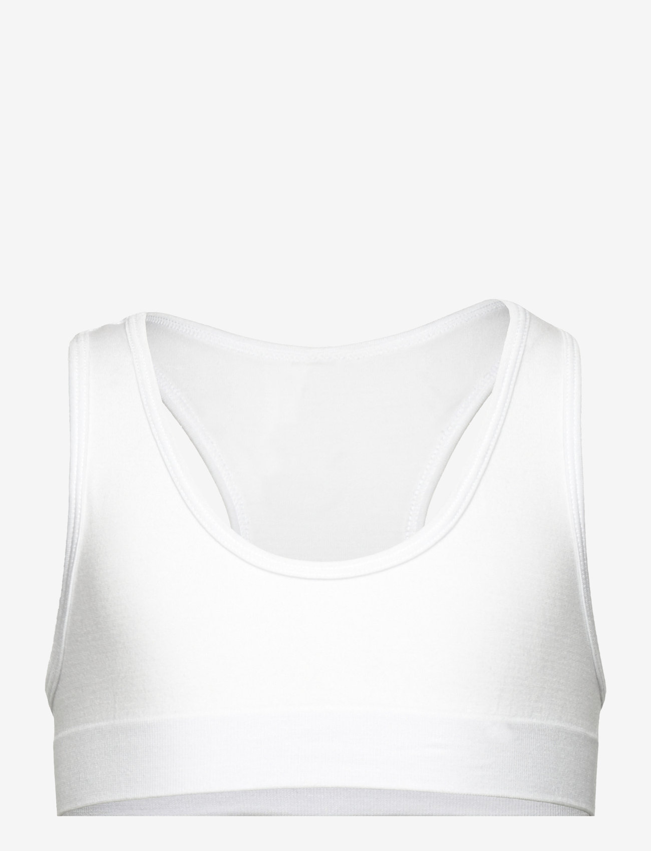 Lindex - top seamless basic - herbstliche kleidung - white - 0