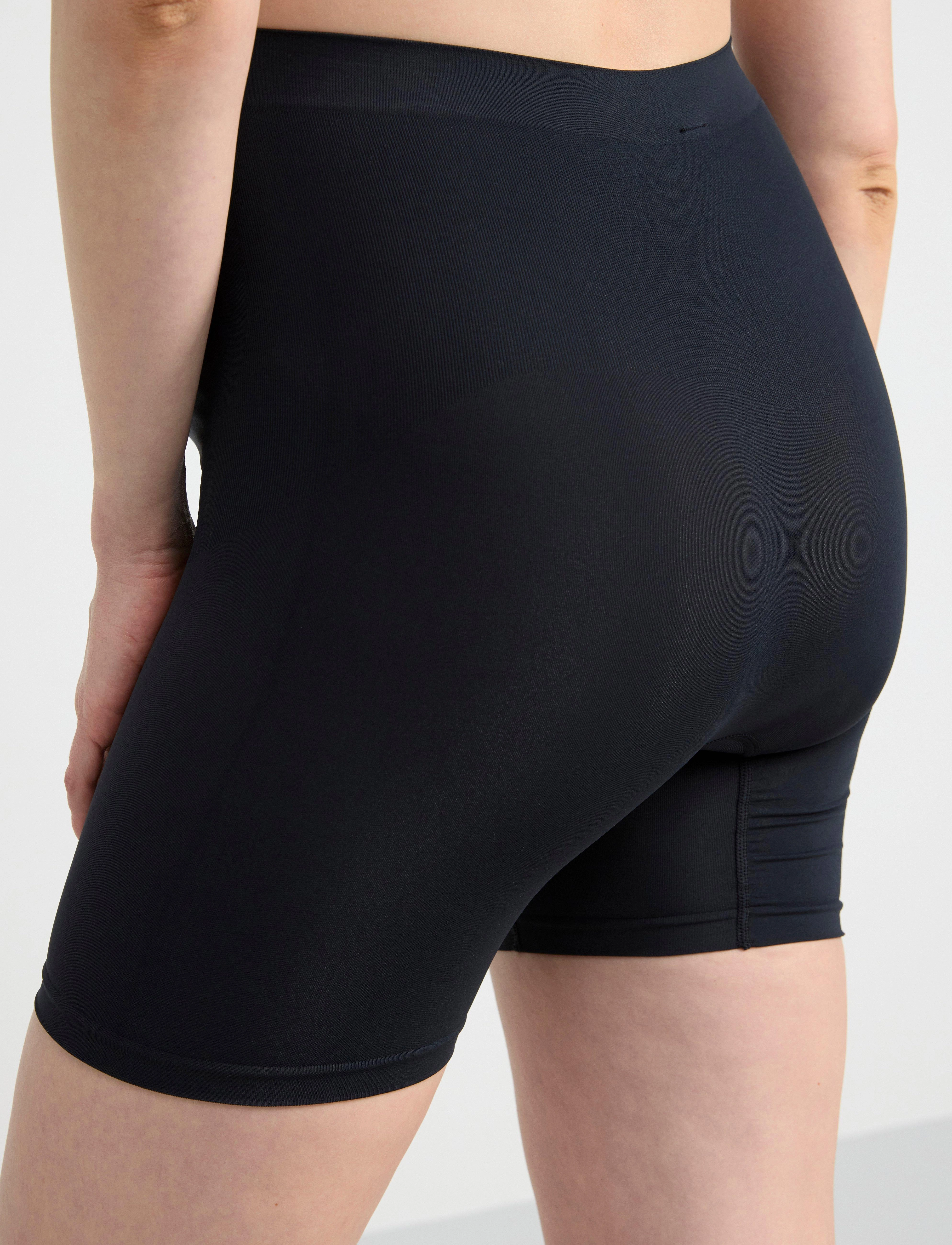 Lindex - Brief Seamless Biker high MOM - laveste priser - black - 5