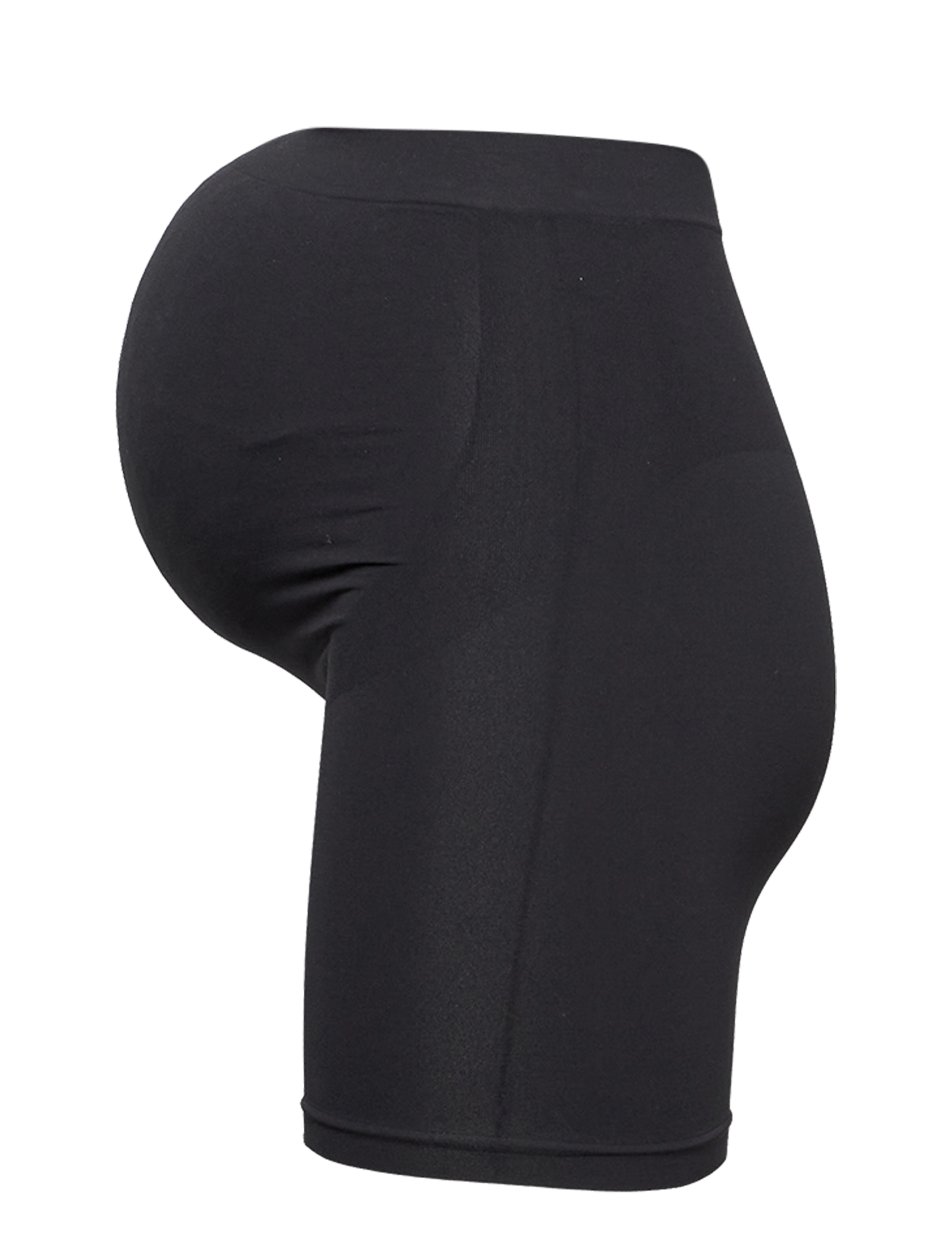 Lindex - Brief Seamless Biker high MOM - laveste priser - black - 3