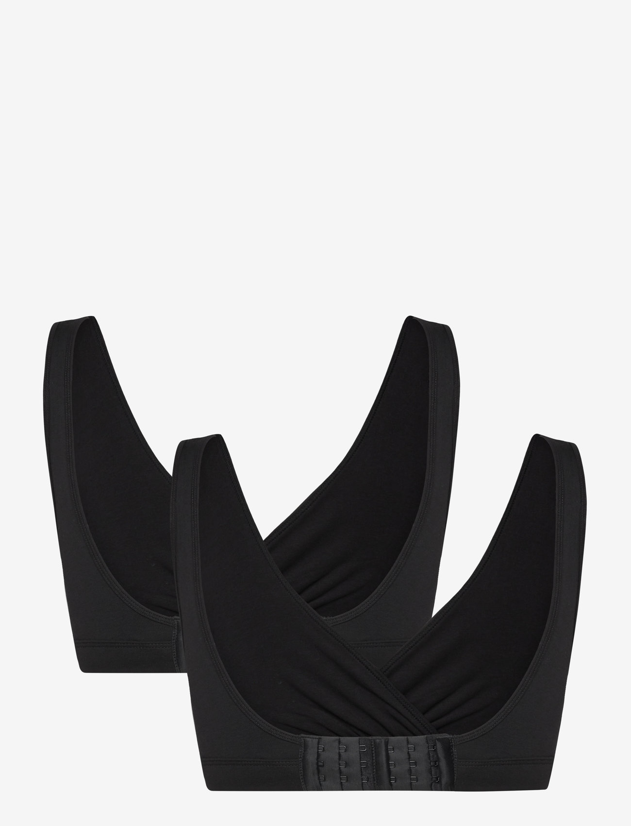 Lindex - 2-pack nursing bra - tugikaarteta rinnahoidjad - black - 5