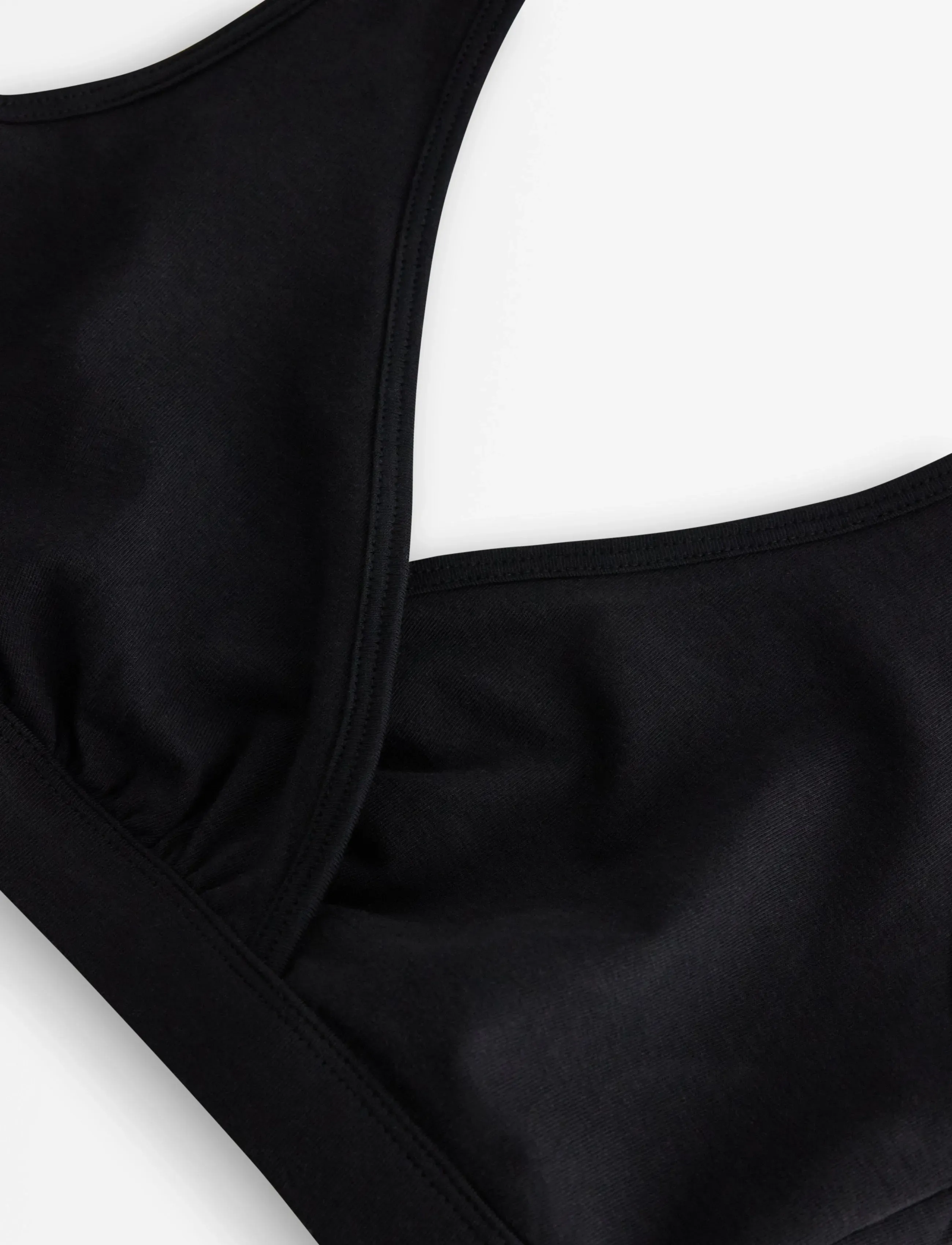 Lindex - Bra Nursing Wrap top CO 2 p - non wired bras - black - 2