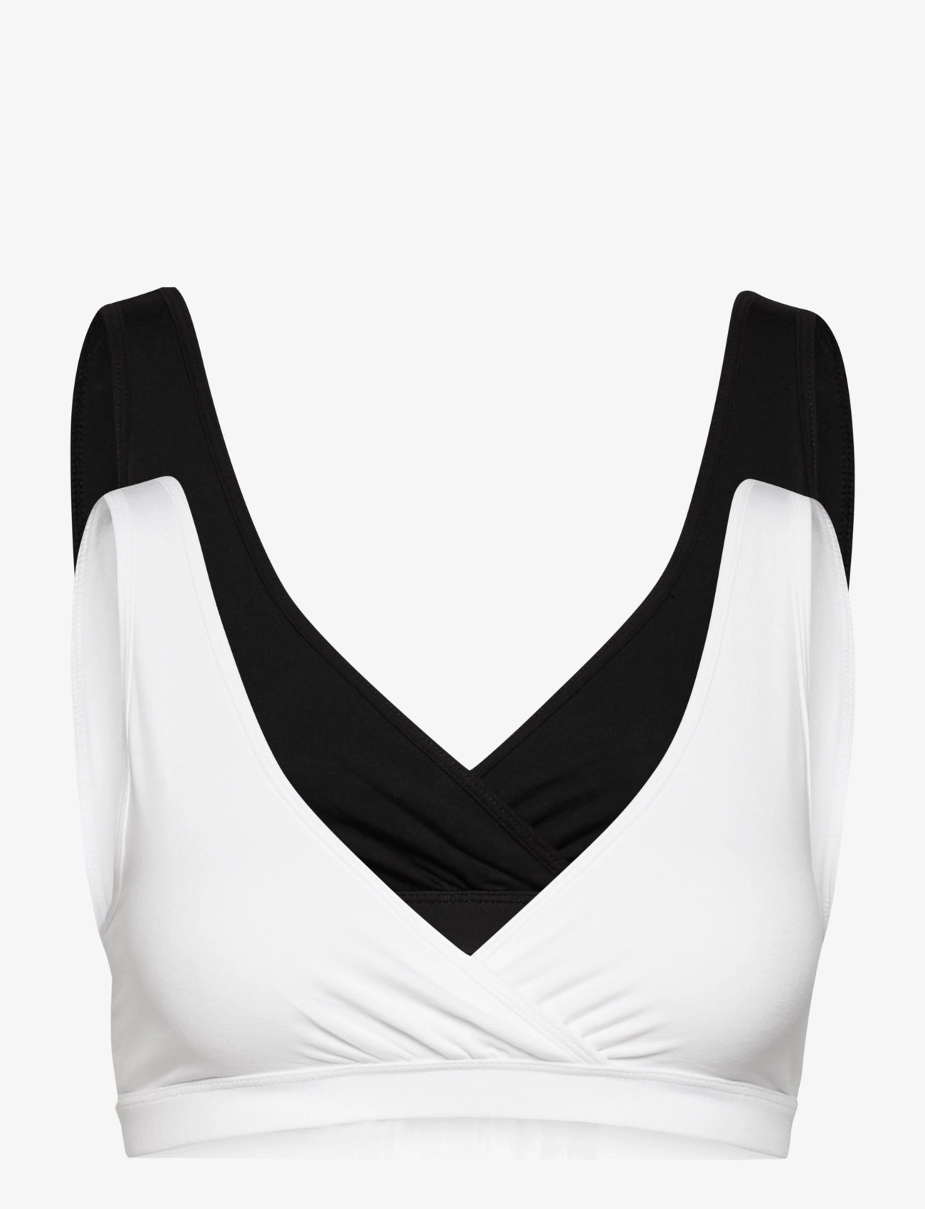 Lindex Bra Nursing Wrap top CO 2 p - BHs - COMBI 1 / black