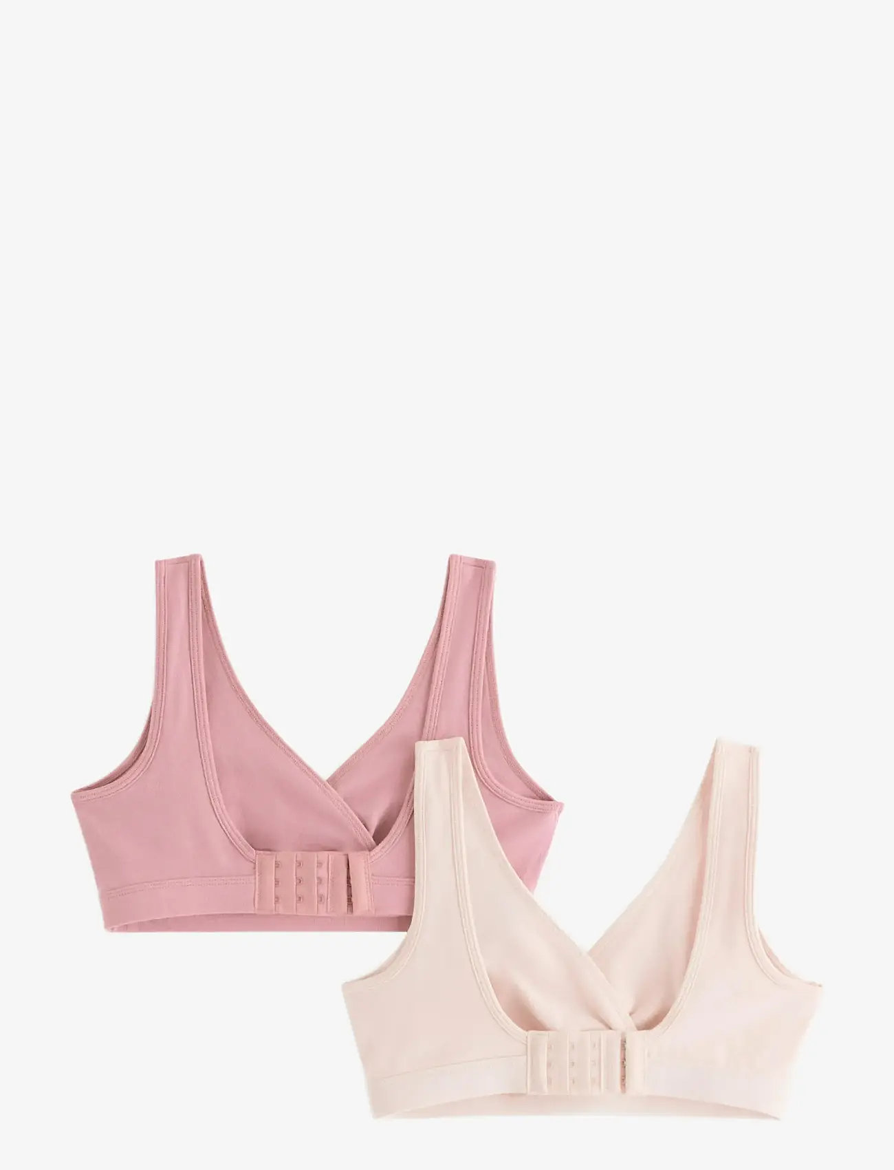 Lindex - 2-pack nursing bra - tugikaarteta rinnahoidjad - dark dusty pink - 2