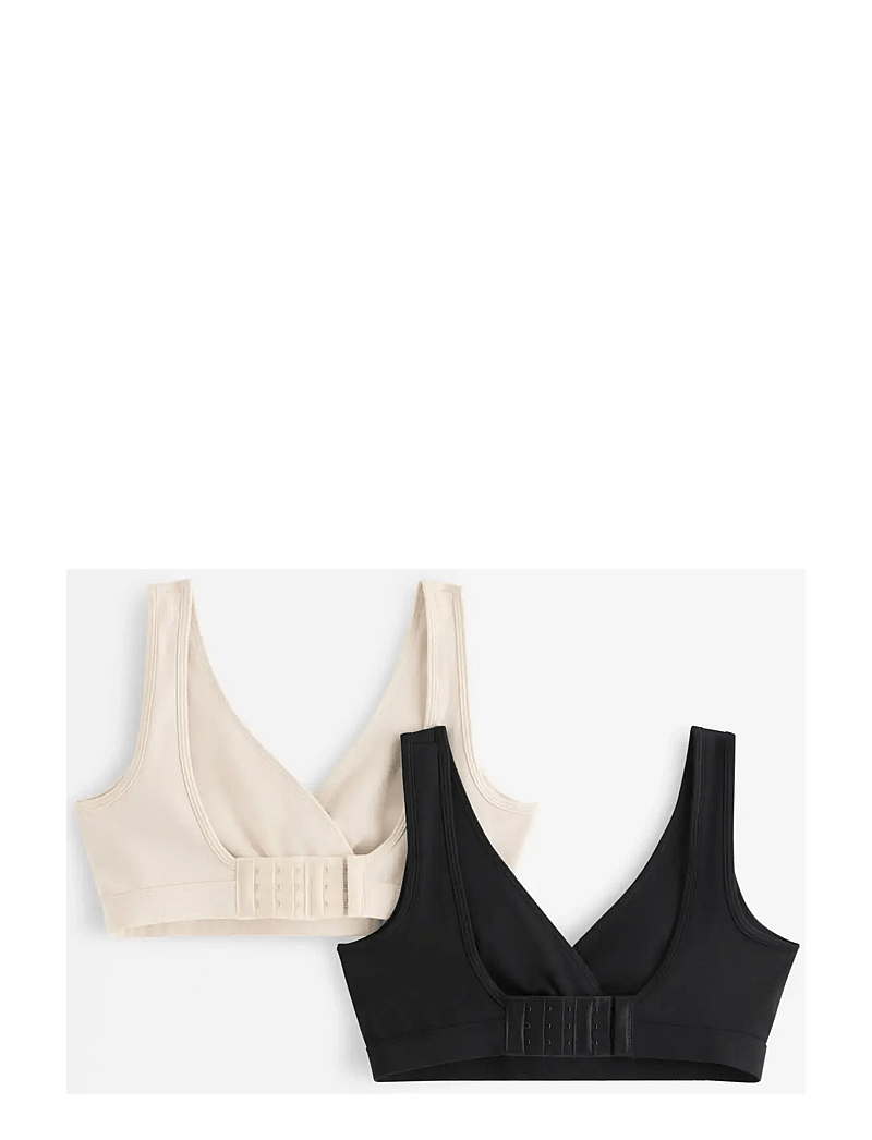 Lindex - 2-pack nursing bra - bügellose bhs - light beige - 2