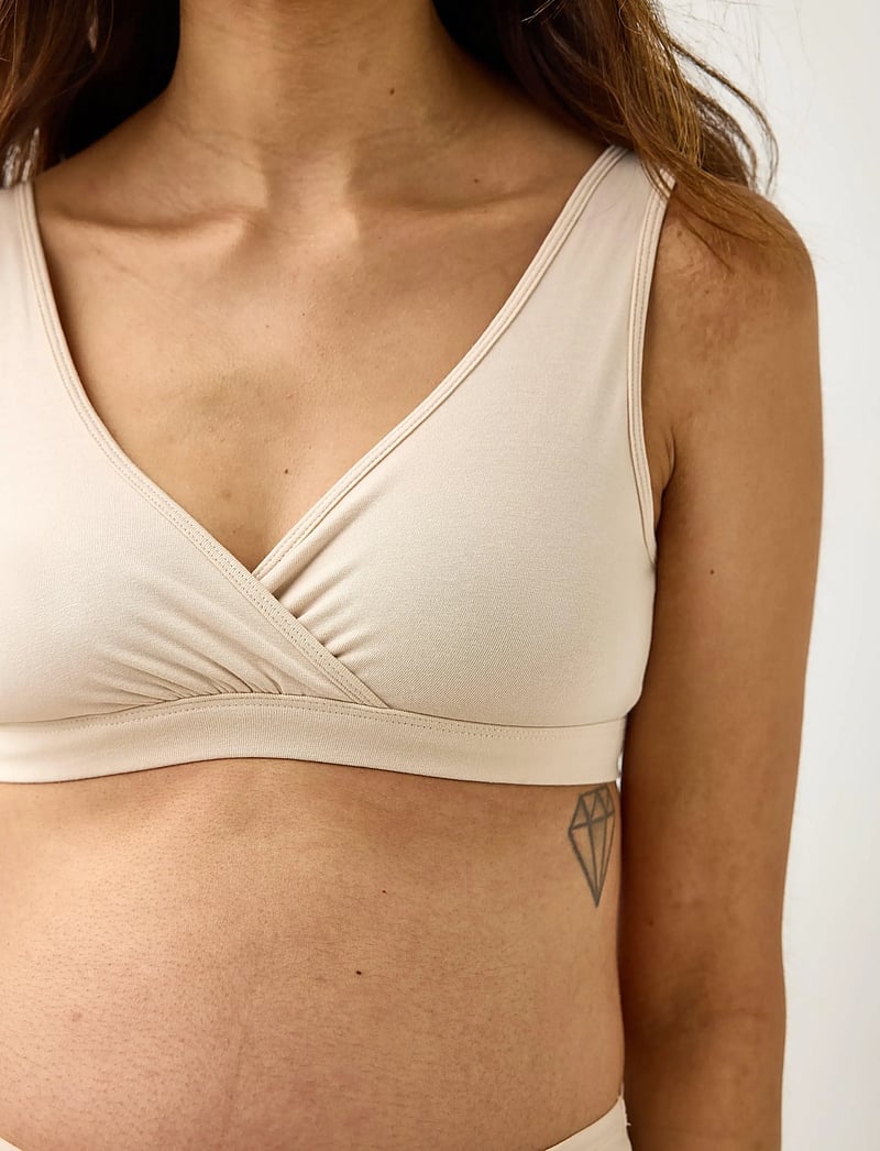 Lindex - 2-pack nursing bra - bügellose bhs - light beige - 5