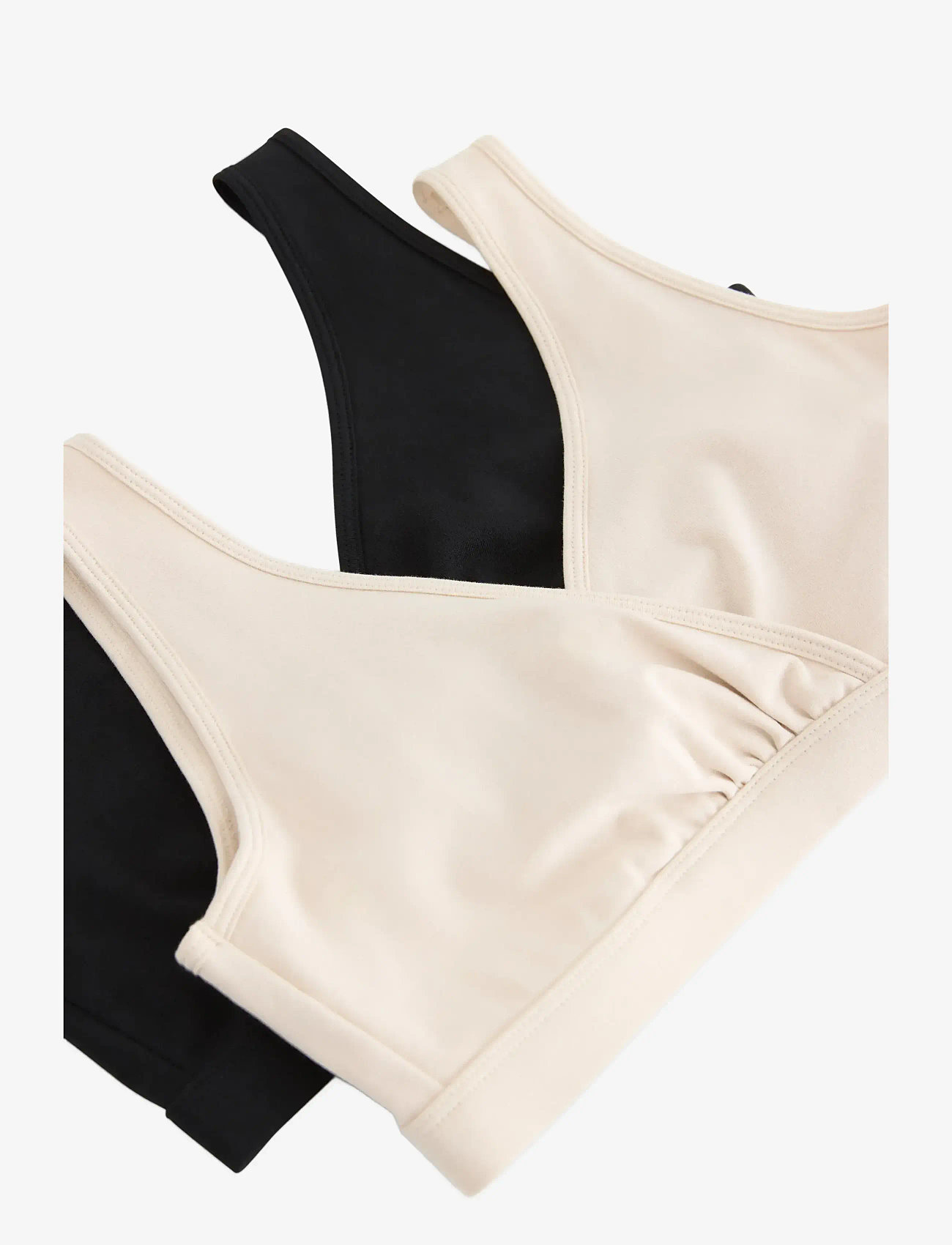 Lindex - 2-pack nursing bra - bügellose bhs - light beige - 3