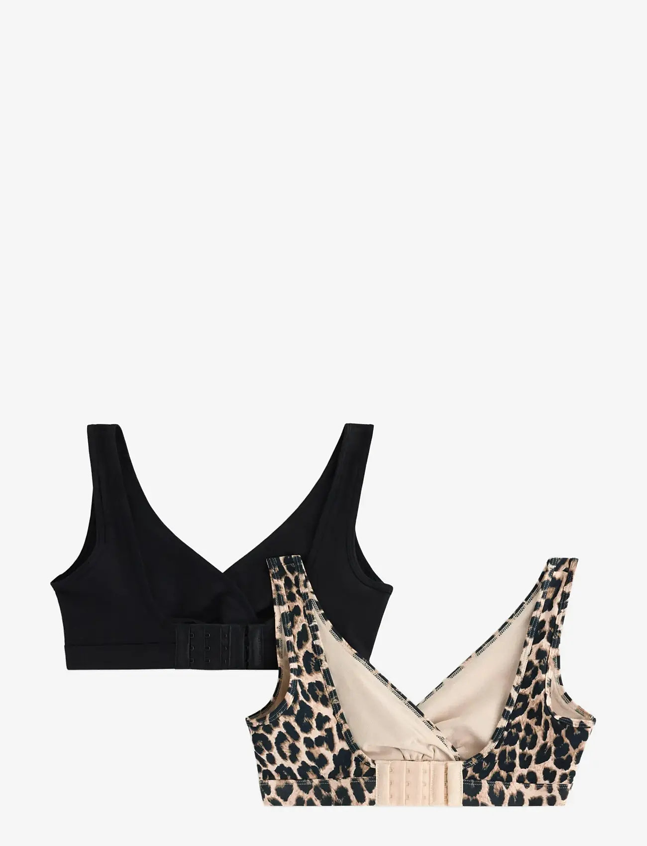 Lindex - 2-pack nursing bra - tugikaarteta rinnahoidjad - light brown - 2