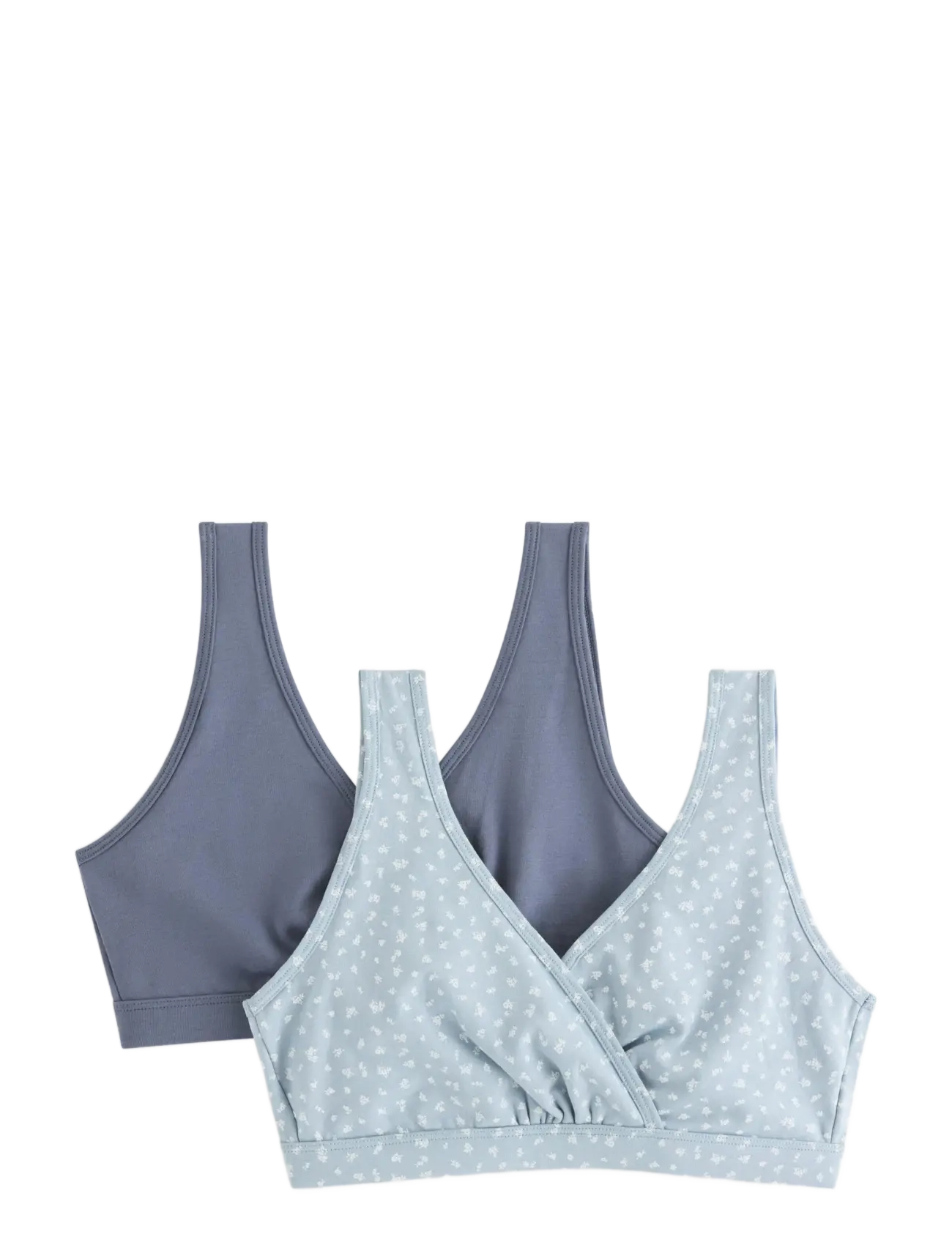 Lindex 2-pack nursing bra - Lindex - LIGHT DUSTY BLUE / blue