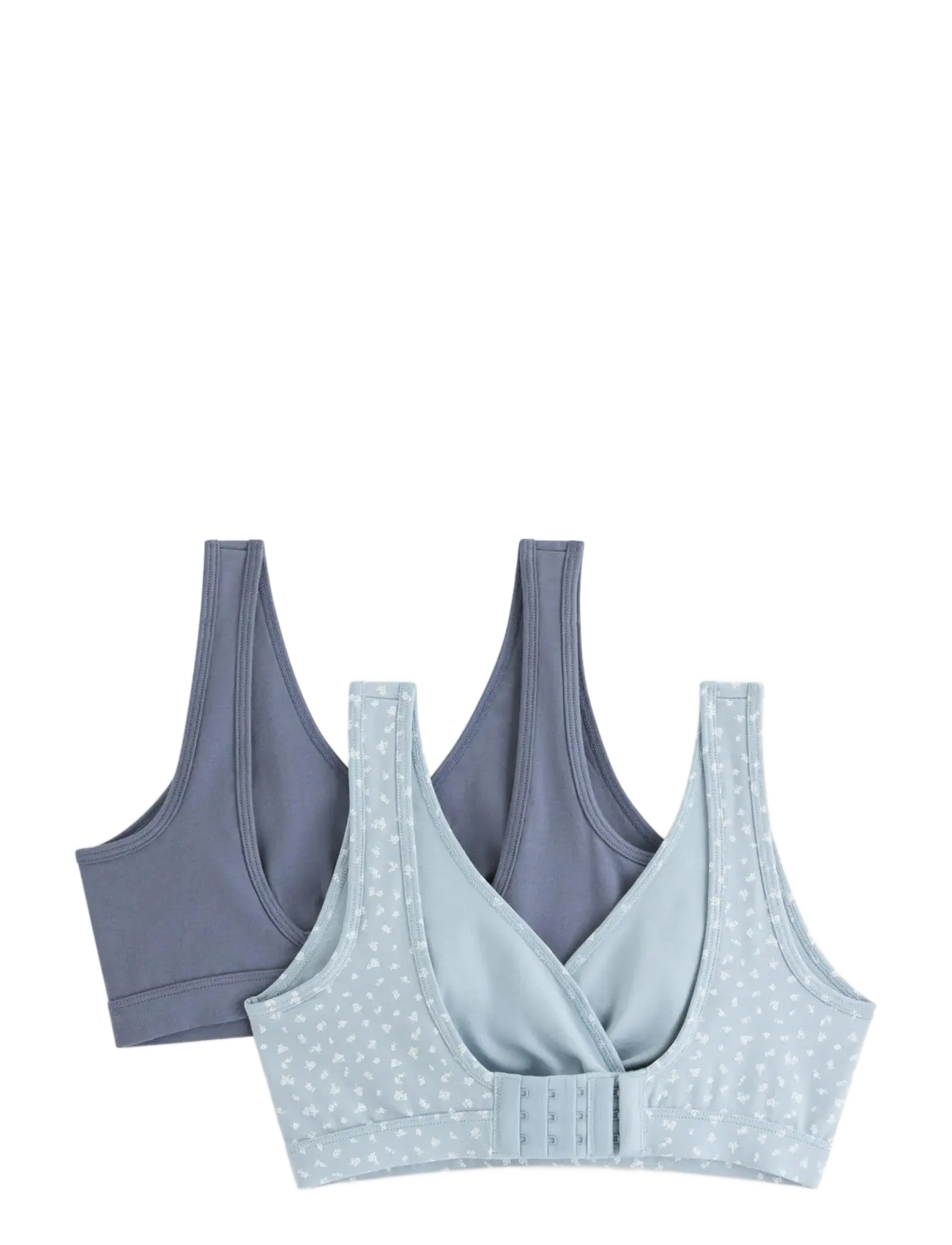 Lindex - 2-pack nursing bra - bügellose bhs - light dusty blue - 1