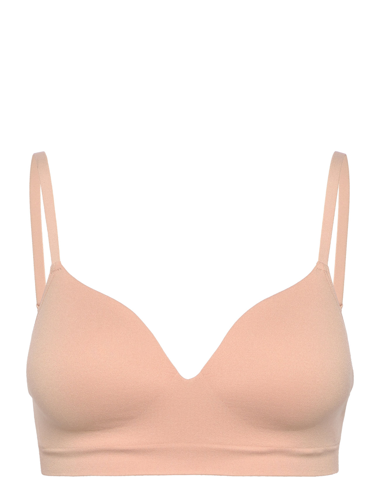 Lindex - Bra Flora seamless - bygellösa bh:ar - beige - 1