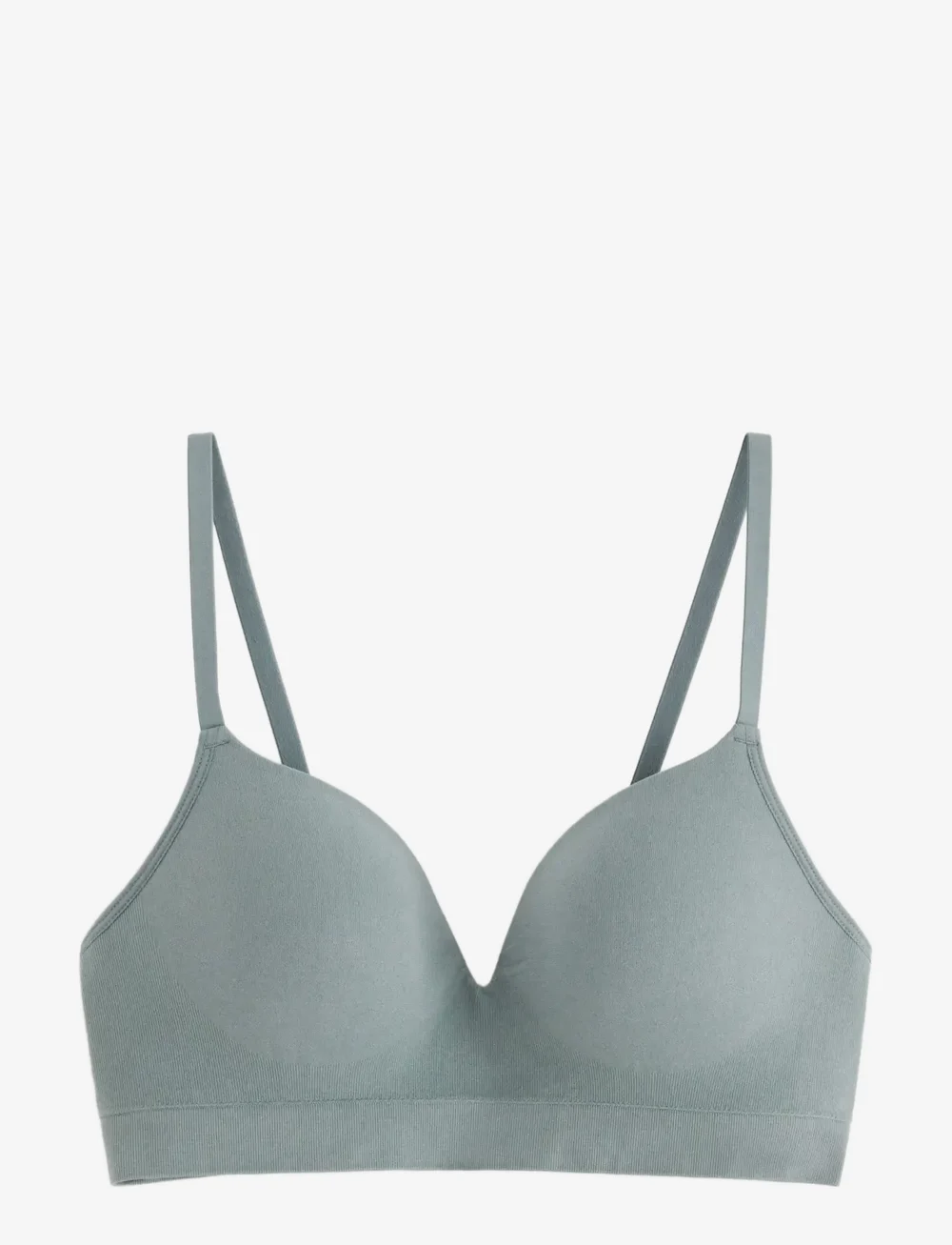Lindex - Bra Flora seamless - bh'er uden bøjle - dark dusty green - 1