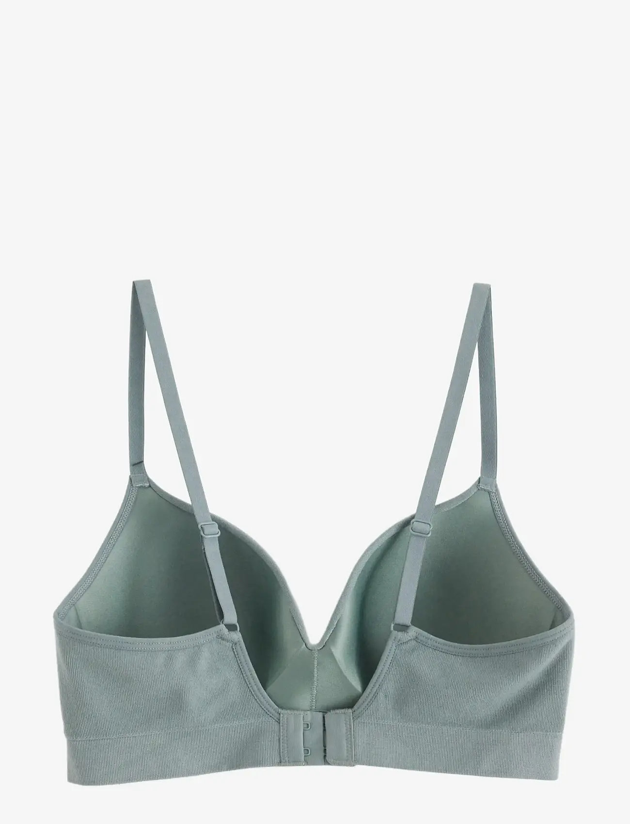 Lindex - Bra Flora seamless - bh'er uden bøjle - dark dusty green - 2