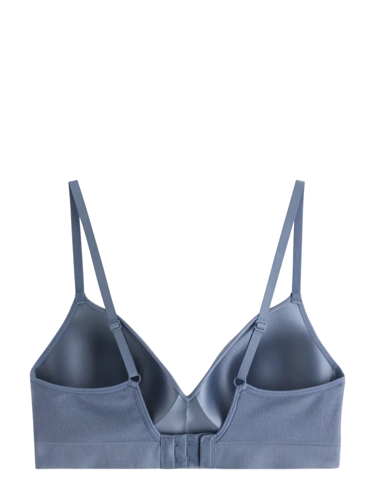 Lindex - Flora seamless wirefree bra - dark dusty grey - 2