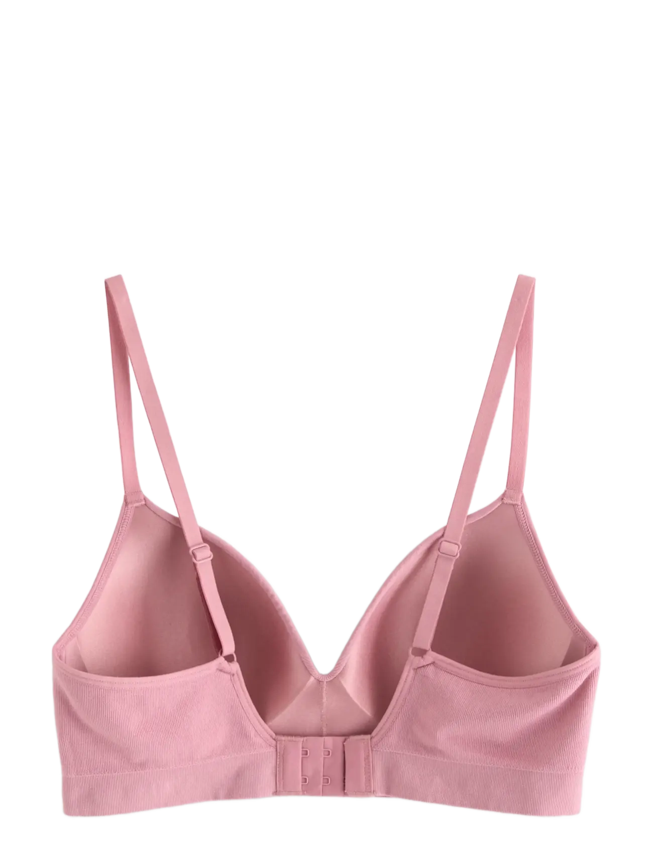 Lindex - Flora seamless wirefree bra - dark dusty pink - 2