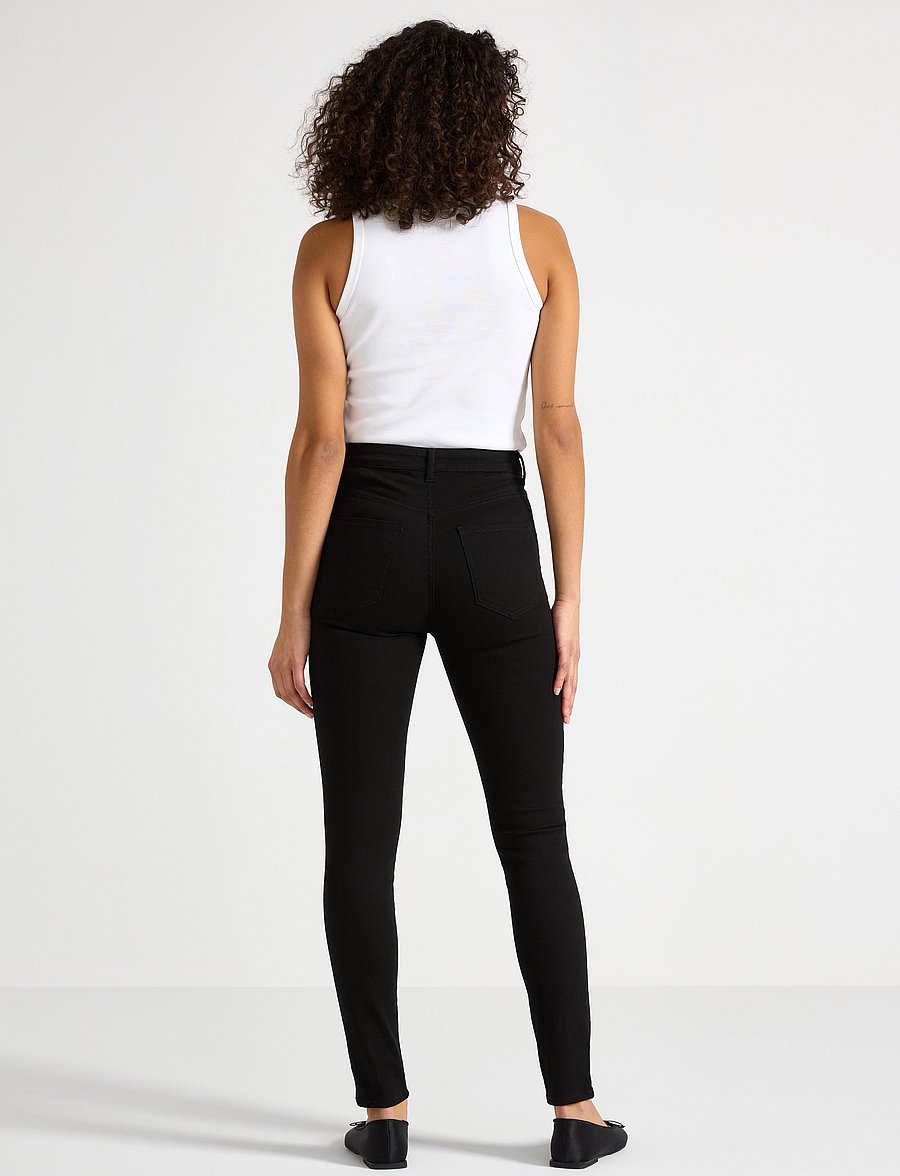 Lindex - Trousers denim Vera stay black - skinny jeans - black - 3