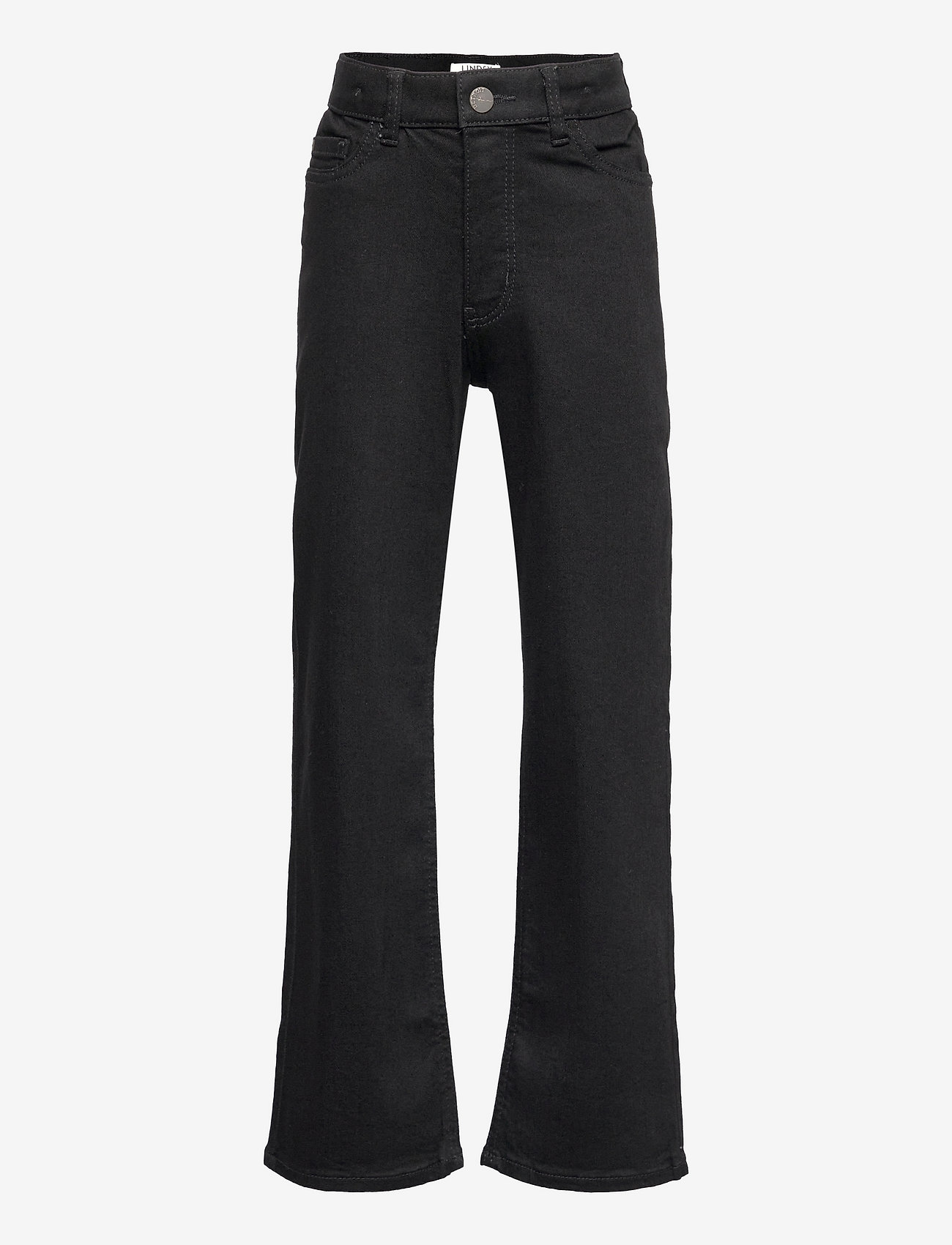 Lindex - Trousers denim Vanja black wid - hosen mit weitem bein - black - 1