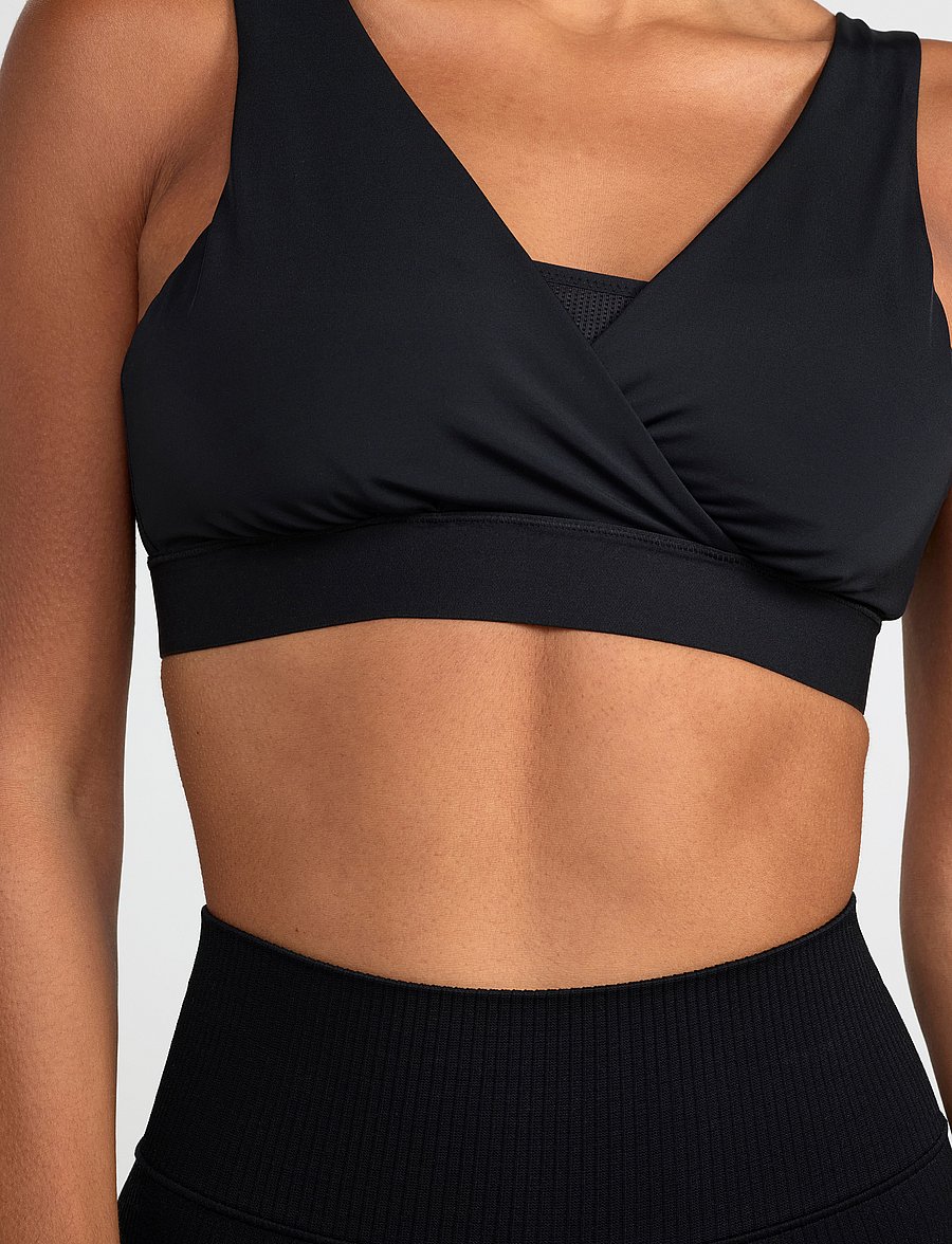Lindex - Sport Bra Naima Nursing wrap - træningstøj - black - 3