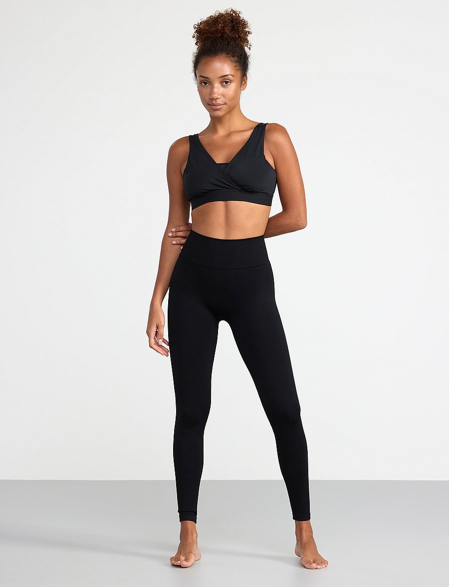 Lindex - Sport Bra Naima Nursing wrap - træningstøj - black - 4
