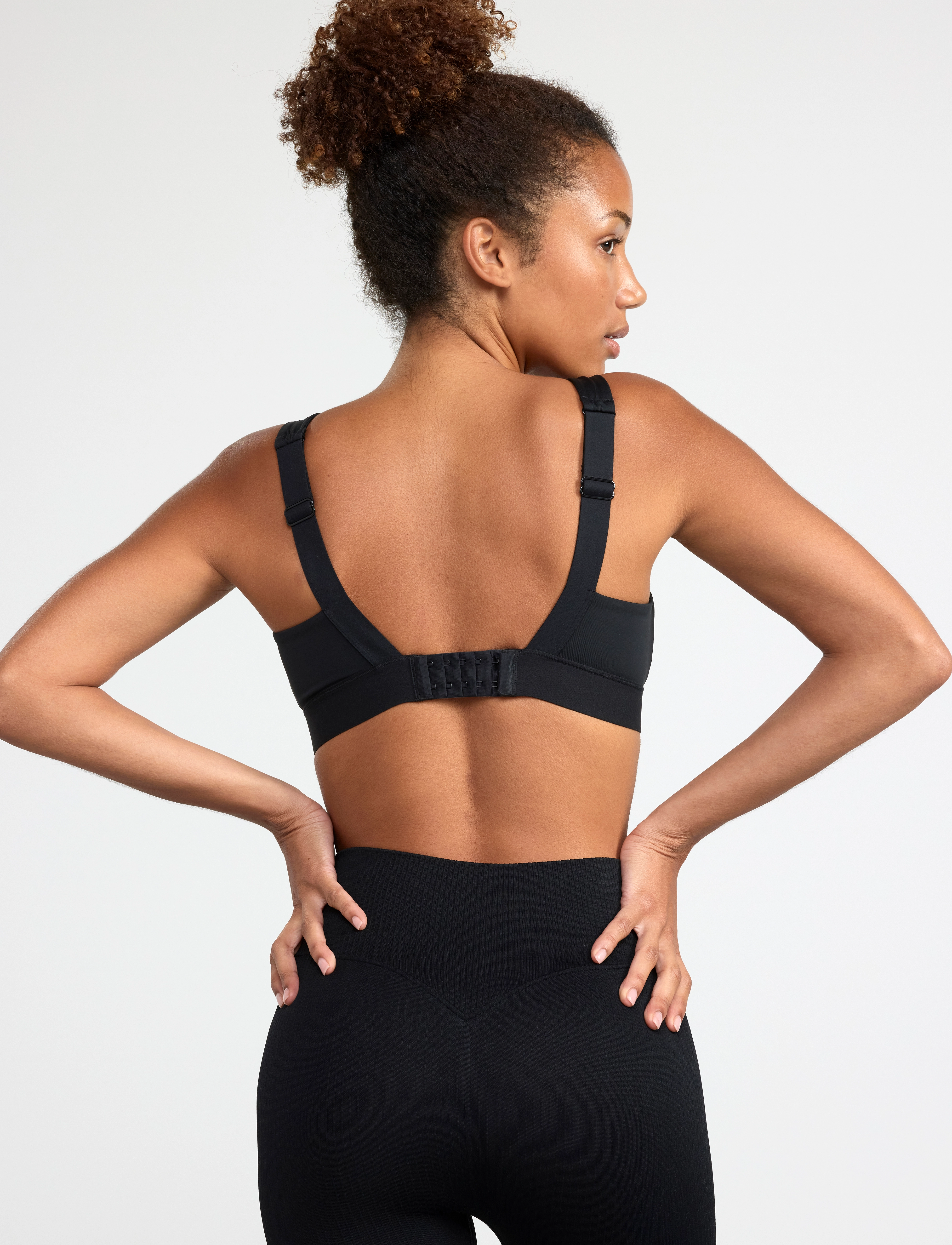 Lindex - Sport Bra Naima Nursing wrap - treenivaatteet - black - 5