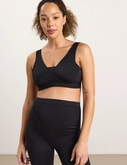 Lindex - Sport Bra Naima Nursing wrap - laagste prijzen - black - 7