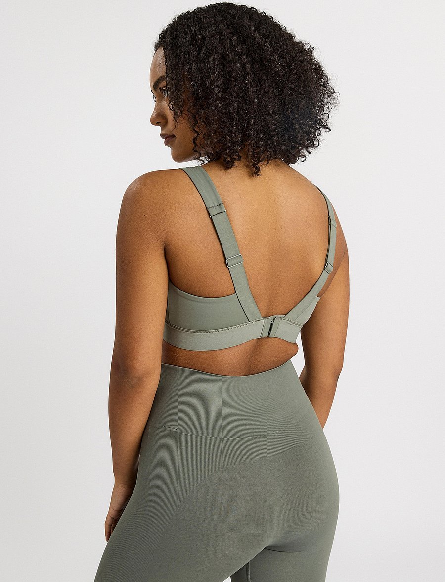 Lindex - Sport Bra Naima Nursing wrap - trainingskleidung - dark green - 4