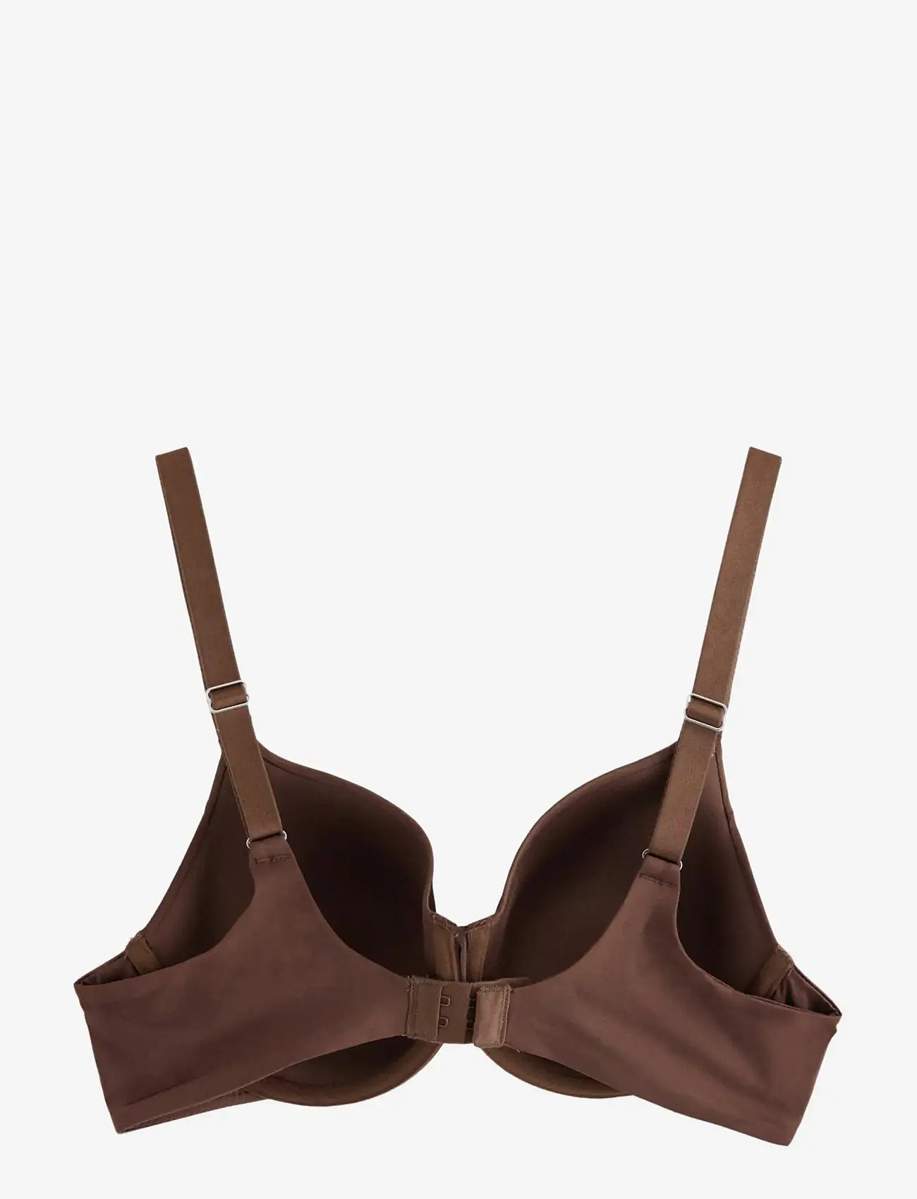 Lindex - Dahlia t-shirt bra - vollschalen-bh - dark brown - 1