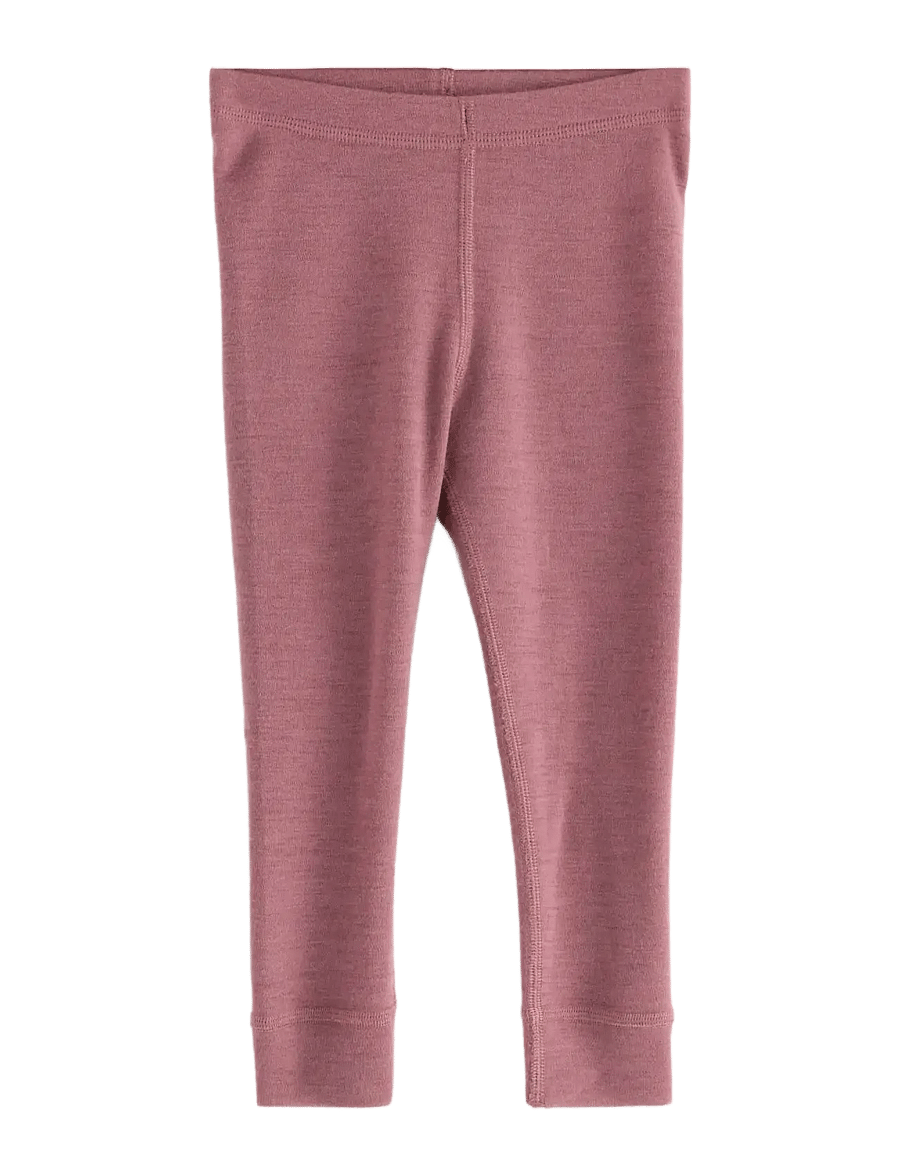 Lindex - Merino wool leggings - leggings - dusty pink - 0
