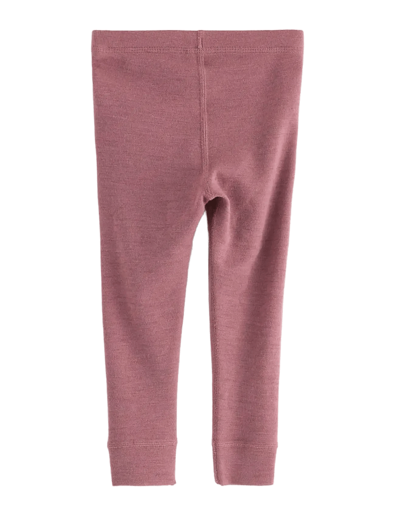 Lindex - Leggings wool baby solid - leggings - dusty pink - 1
