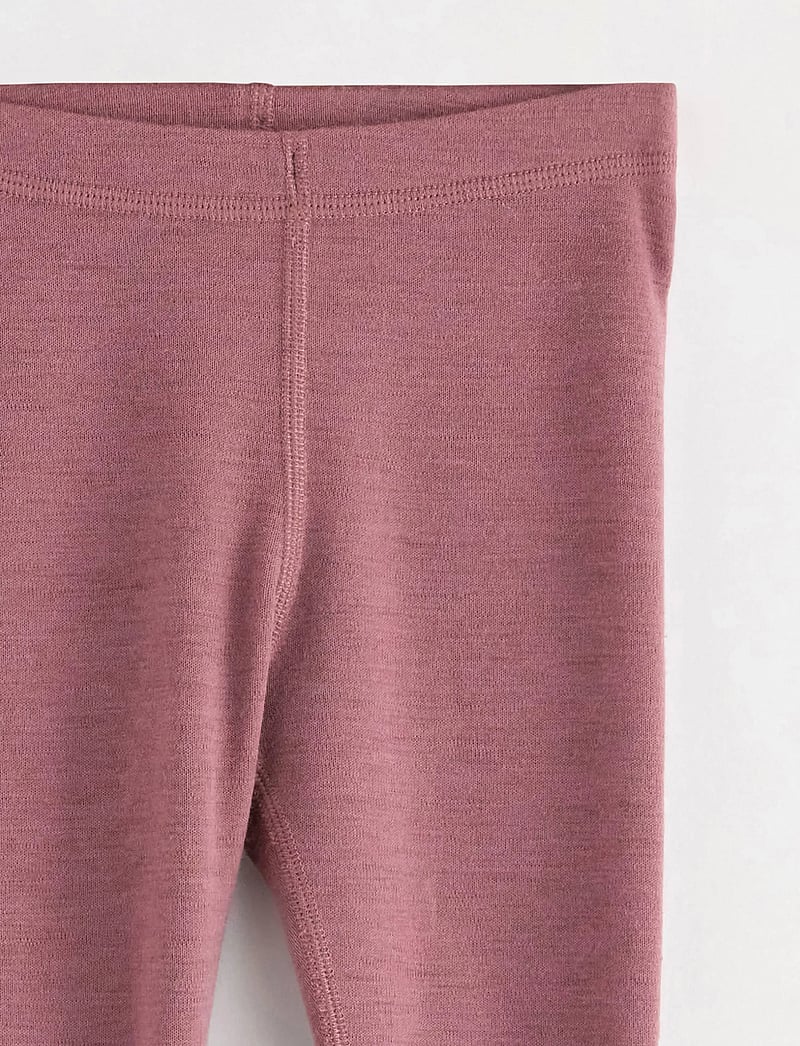 Lindex - Leggings wool baby solid - leggings - dusty pink - 2