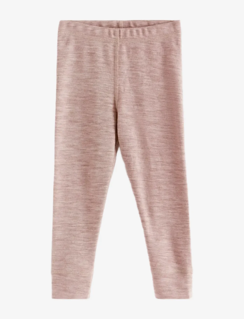 Lindex - Leggings wool baby solid - leggings - light beige melange - 0