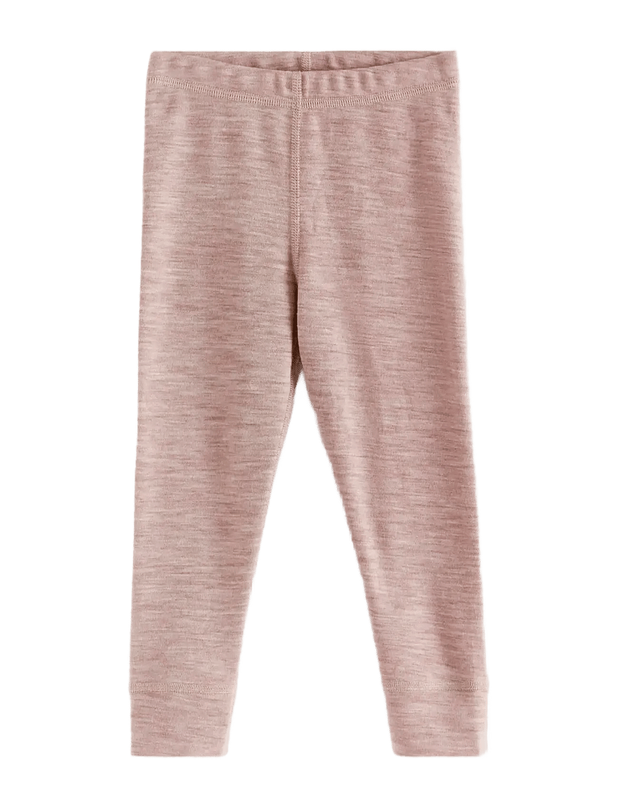 Lindex - Merino wool leggings - retuusid - light beige melange - 0
