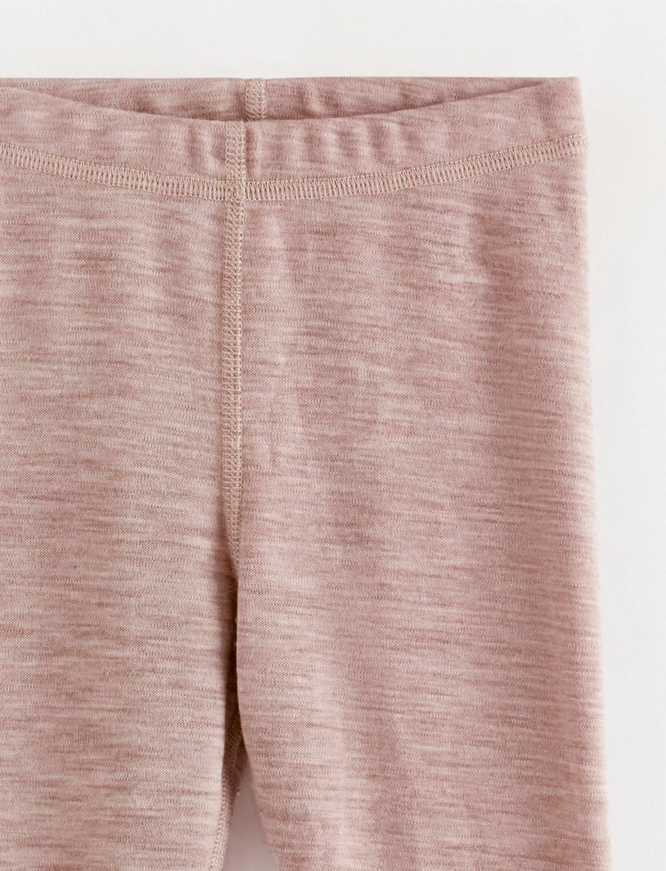Lindex - Merino wool leggings - leggings - light beige melange - 4
