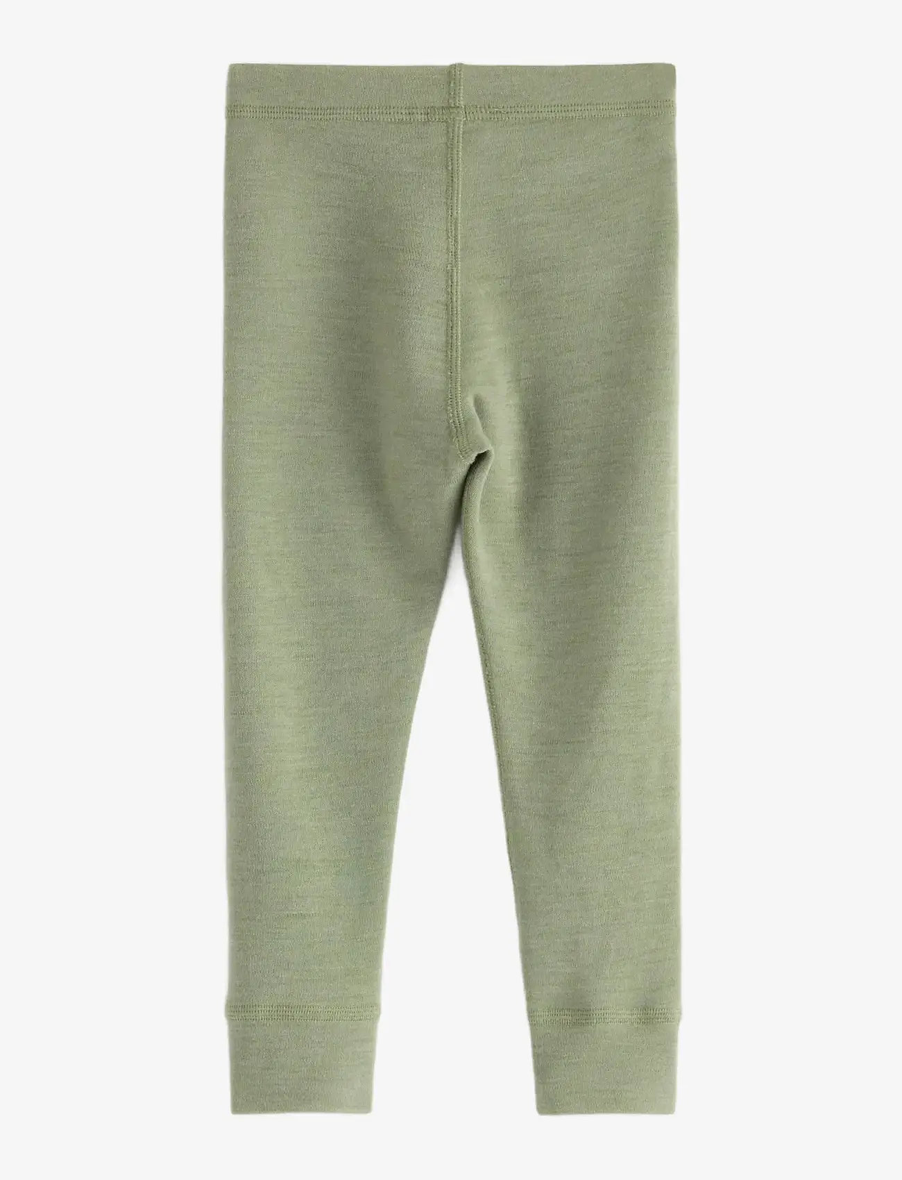 Lindex - Merino wool leggings - leginsy - light dusty green - 1