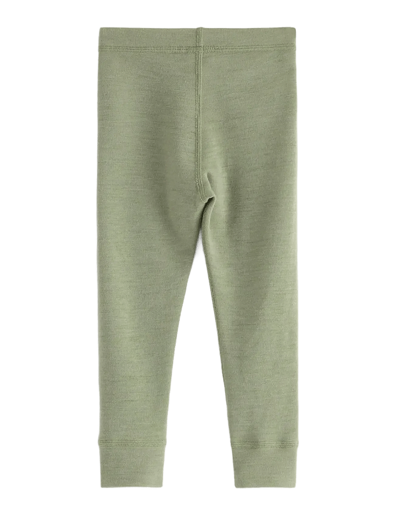 Lindex - Merino wool leggings - retuusid - light dusty green - 1
