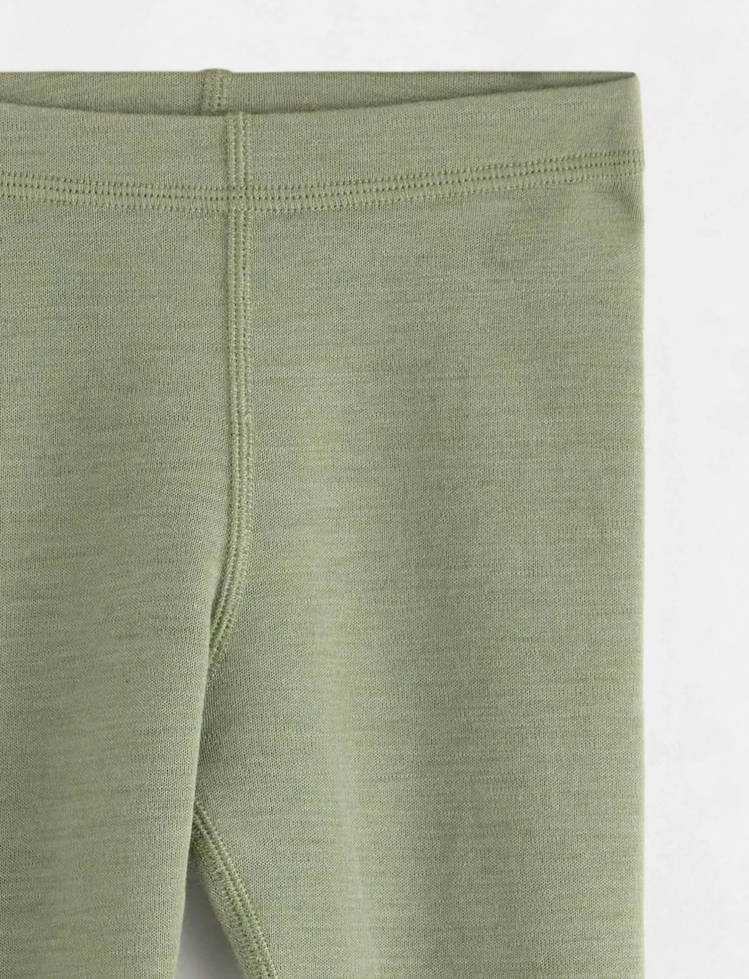 Lindex - Merino wool leggings - leggings - light dusty green - 2