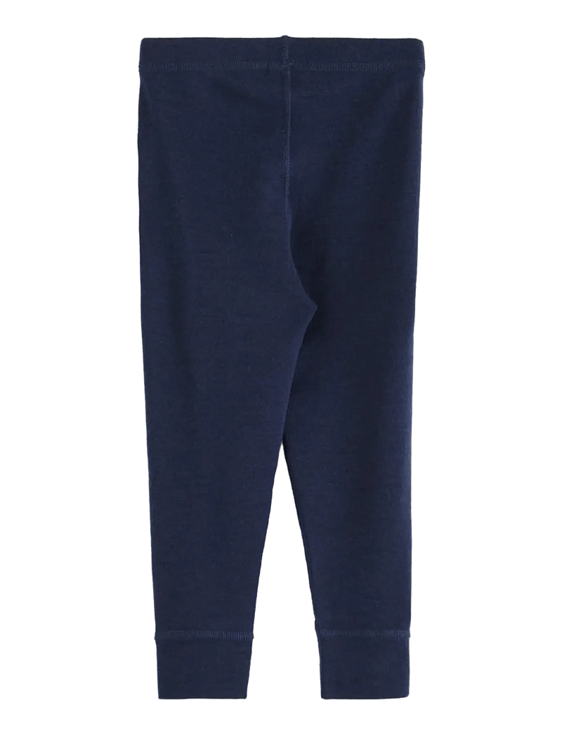 Lindex - Leggings wool baby solid - leggings - navy - 1