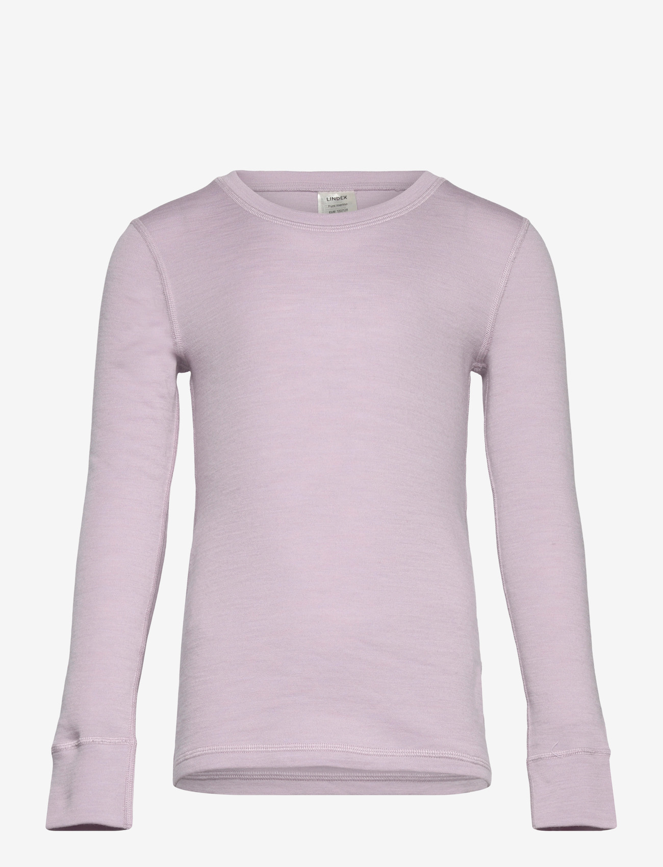 Lindex - Top merino wool solid - base layer baby - light lilac - 0