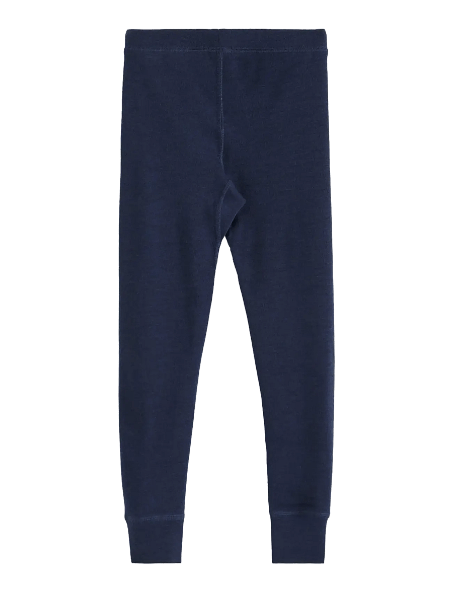 Lindex - Long johns in merino wool - navy - 2