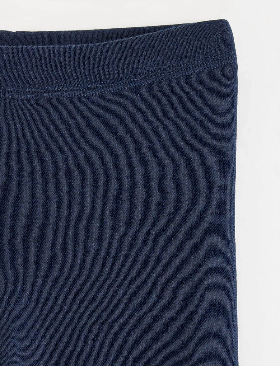 Lindex - Long johns in merino wool - navy - 5