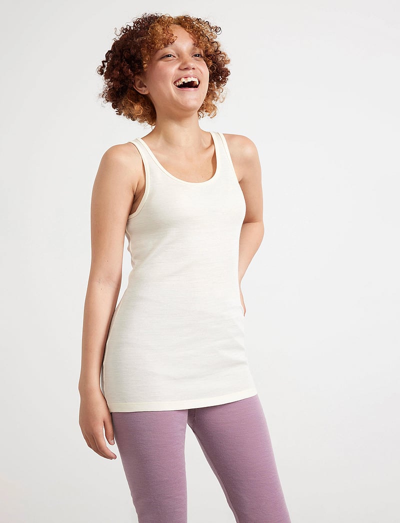 Lindex - Camisole merino schoolkids - termoundertrøjer - off white - 0