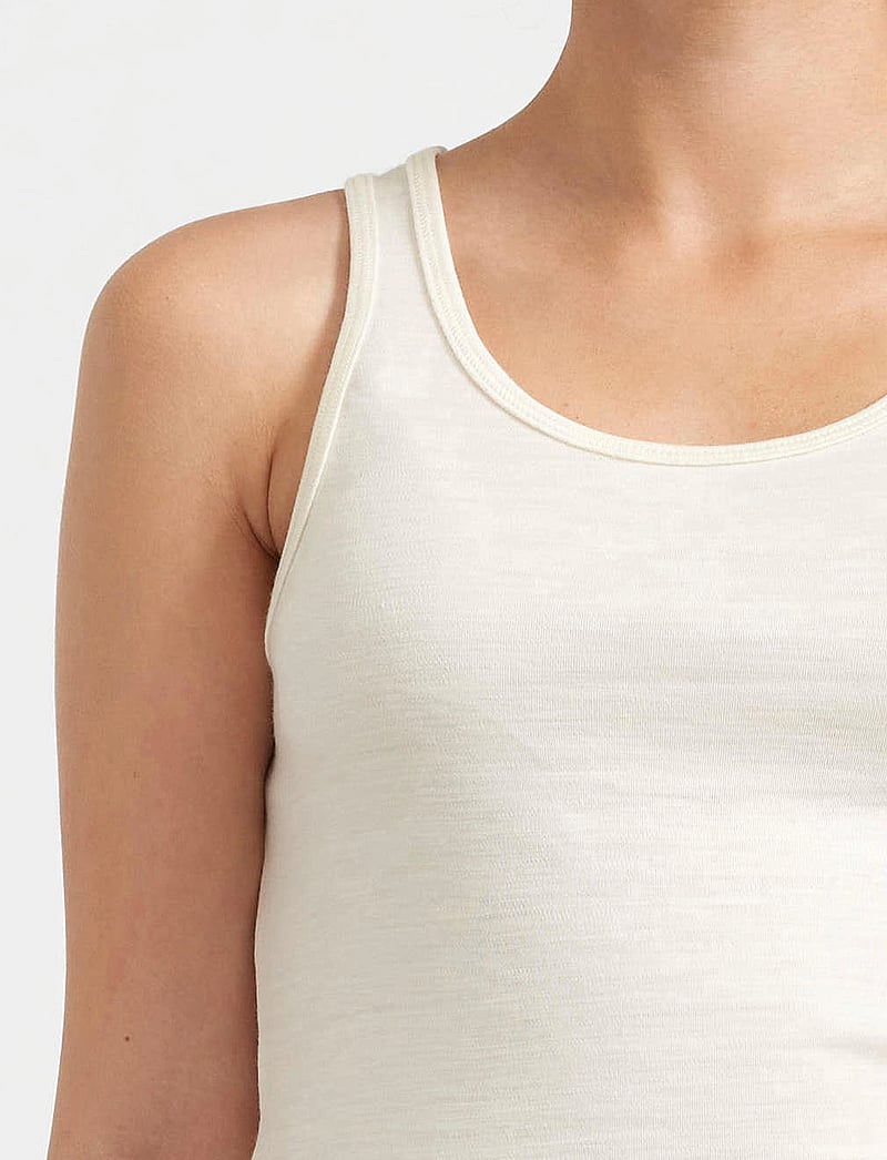 Lindex - Camisole merino schoolkids - termoundertrøjer - off white - 4