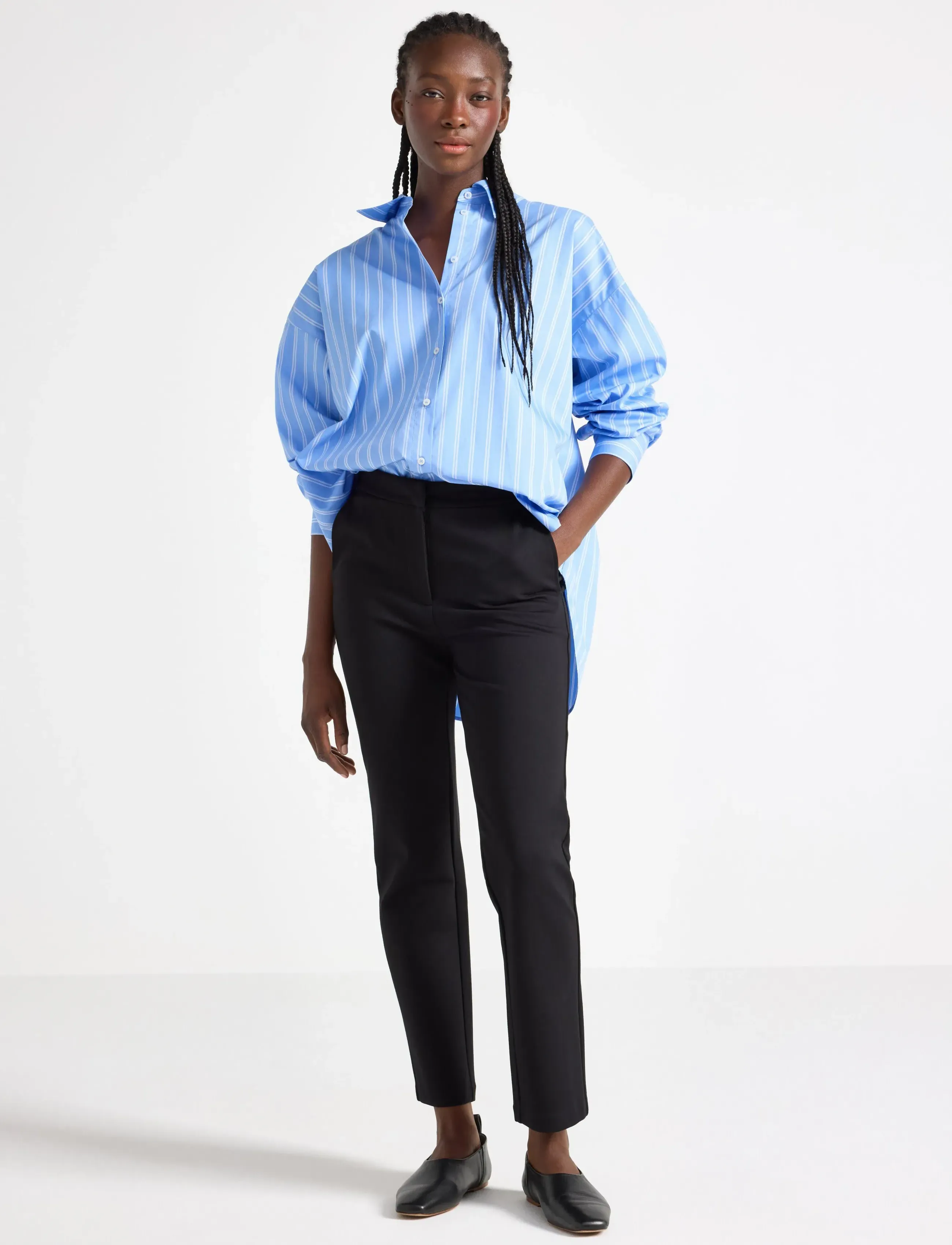 Lindex Trouser Diana - Püksid - BLACK / black