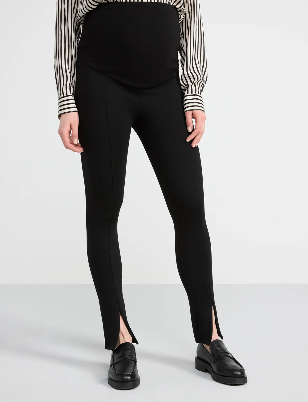 Lindex - Leggings MOM Issa - hosen - black - 0