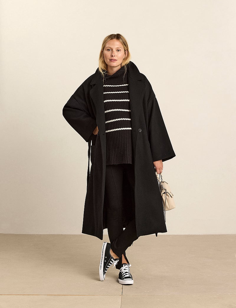 Lindex - Leggings MOM Issa - püksid - black - 4