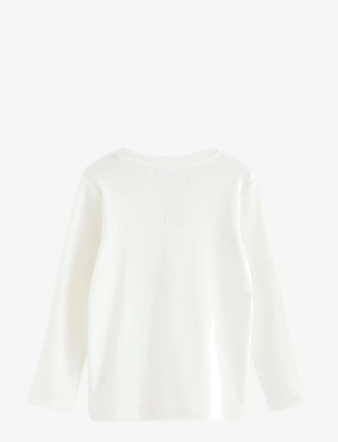 Lindex - Top l s basic rib - sügisesed riided - light dusty white - 1